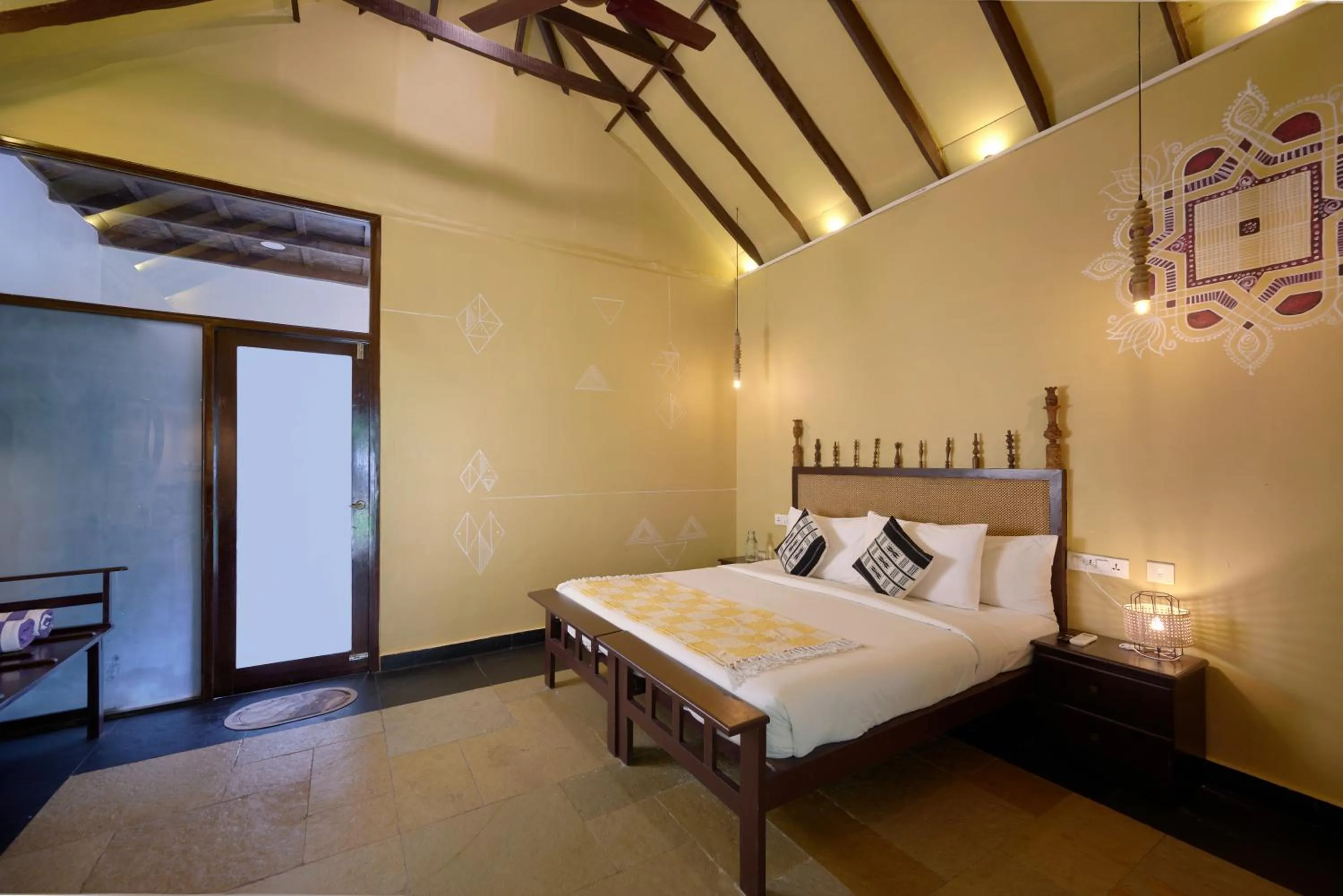 Bedroom, Bed in Seclude Kerala, Marari Sands