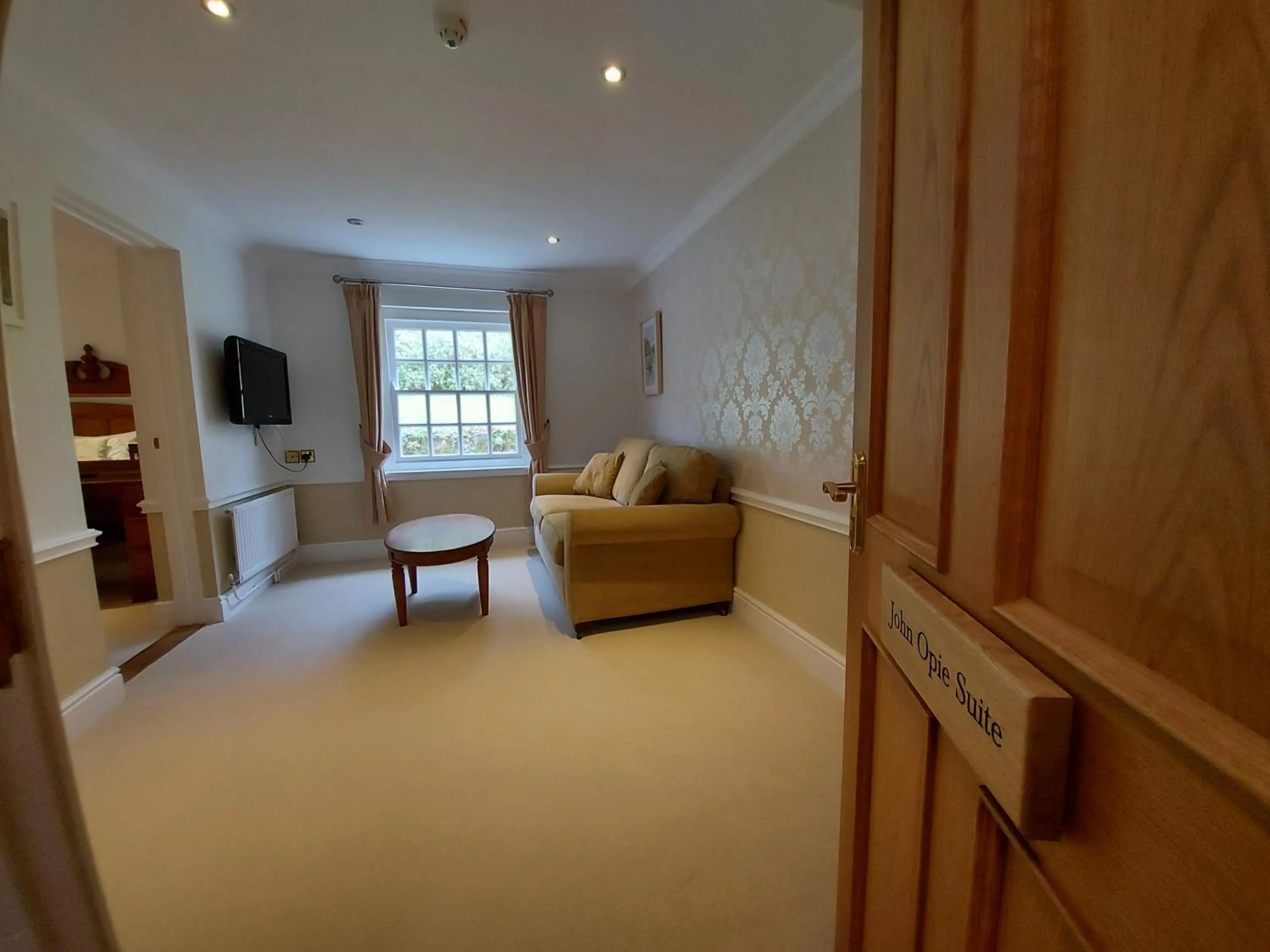 Living room in Rose in Vale Country House Hotel