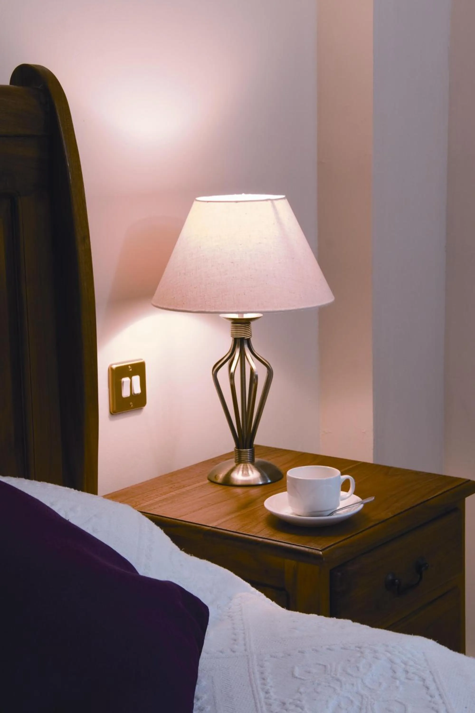 Decorative detail, Bed in Rose in Vale Country House Hotel