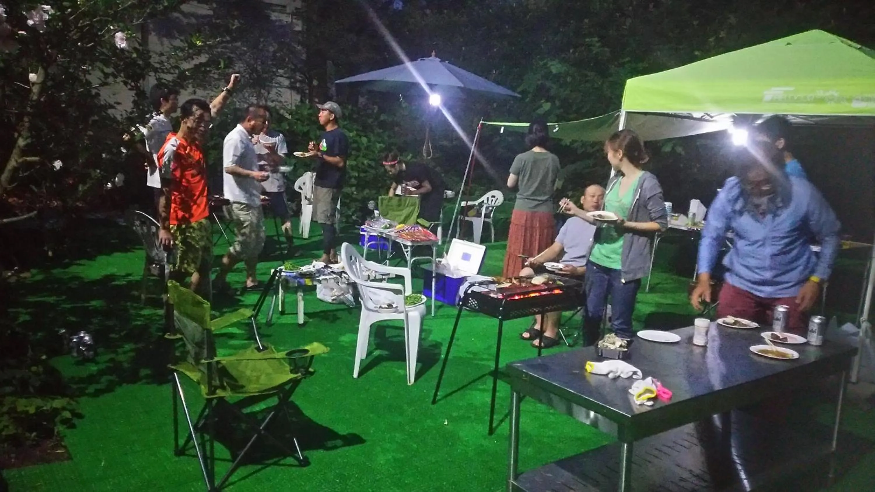 BBQ facilities in Villa Rengatei