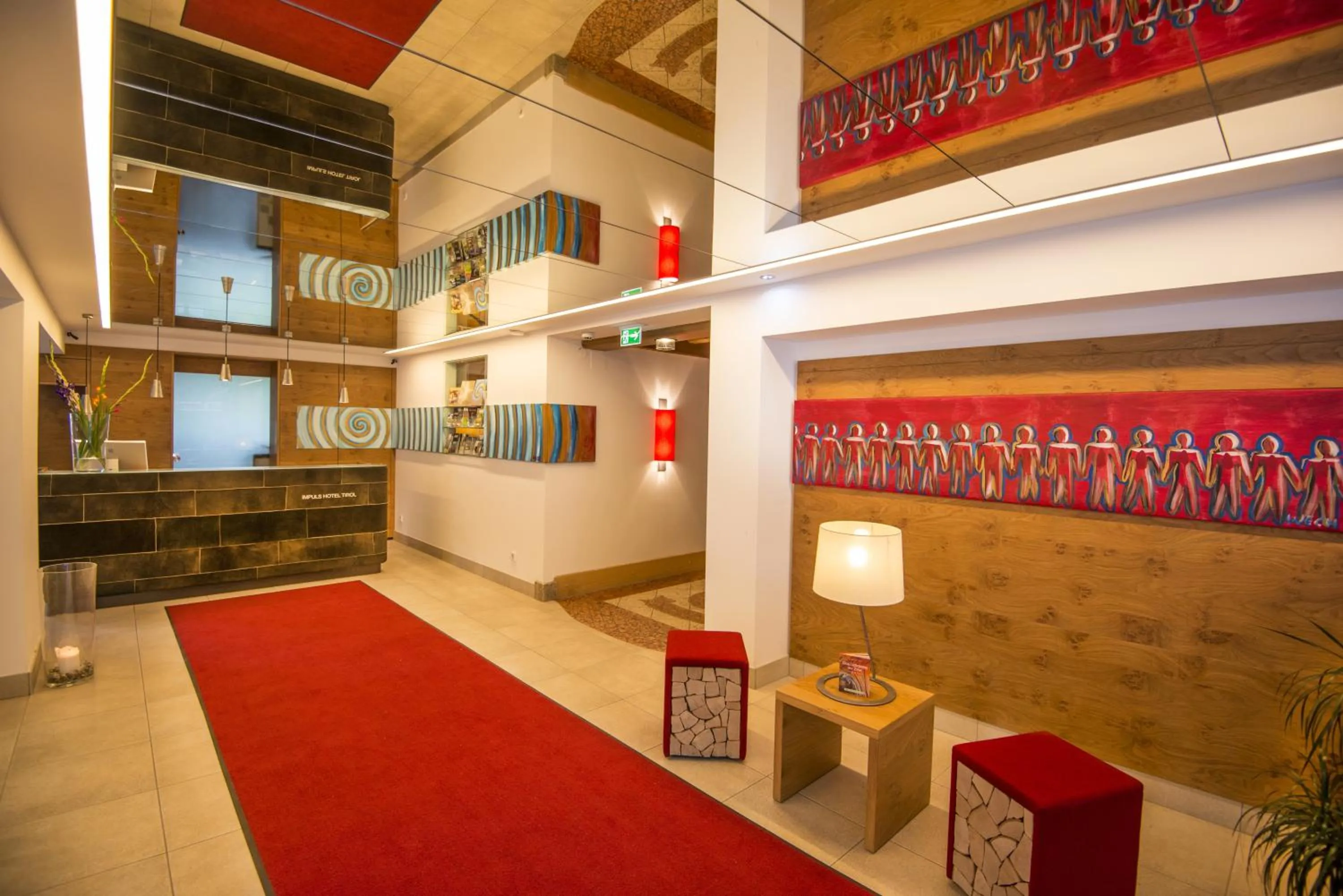 Lobby or reception in Impuls Hotel Tirol