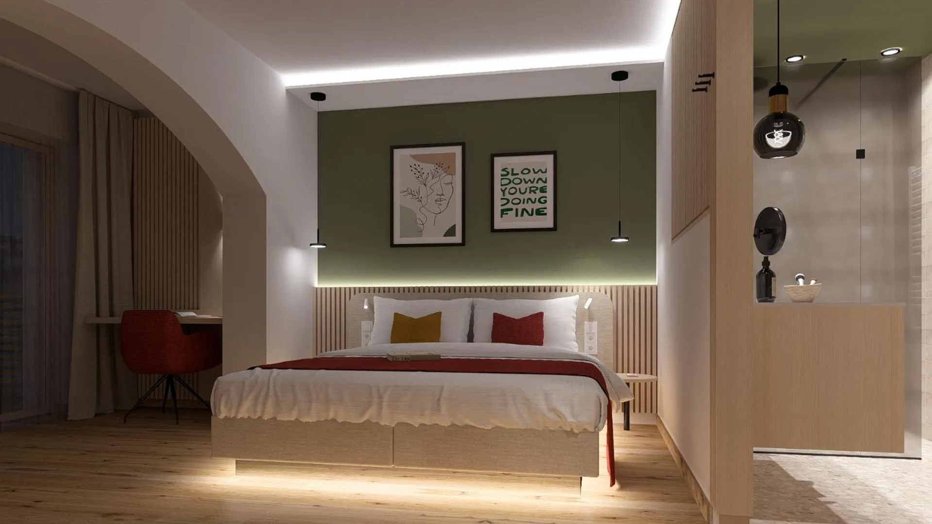 Bed in Impuls Hotel Tirol