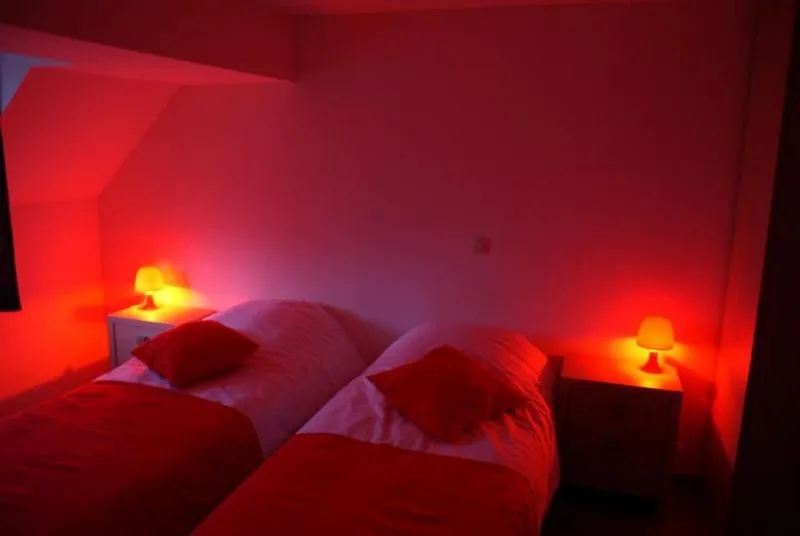 Bed in Auberge Le Temps des Saveurs