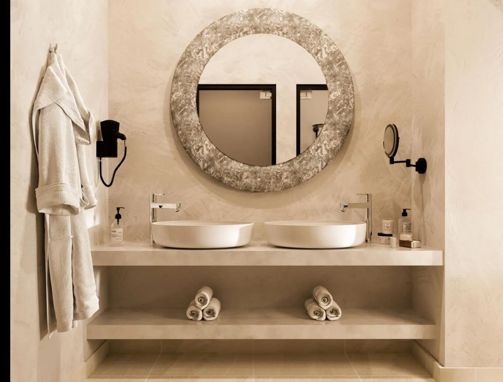 Bathroom in Delfini Beach Hotel & Suites