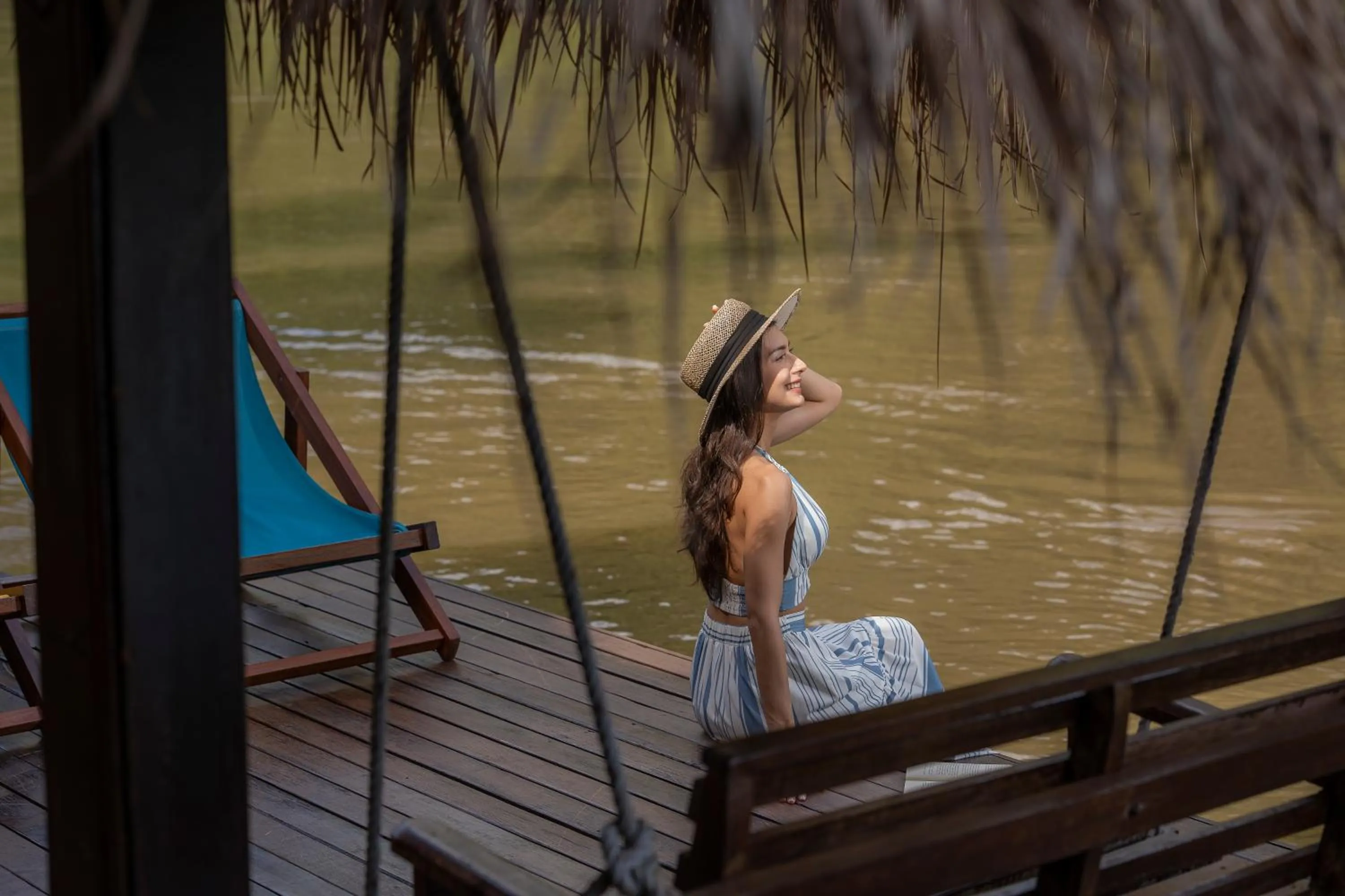 Balcony/Terrace in The Float House River Kwai