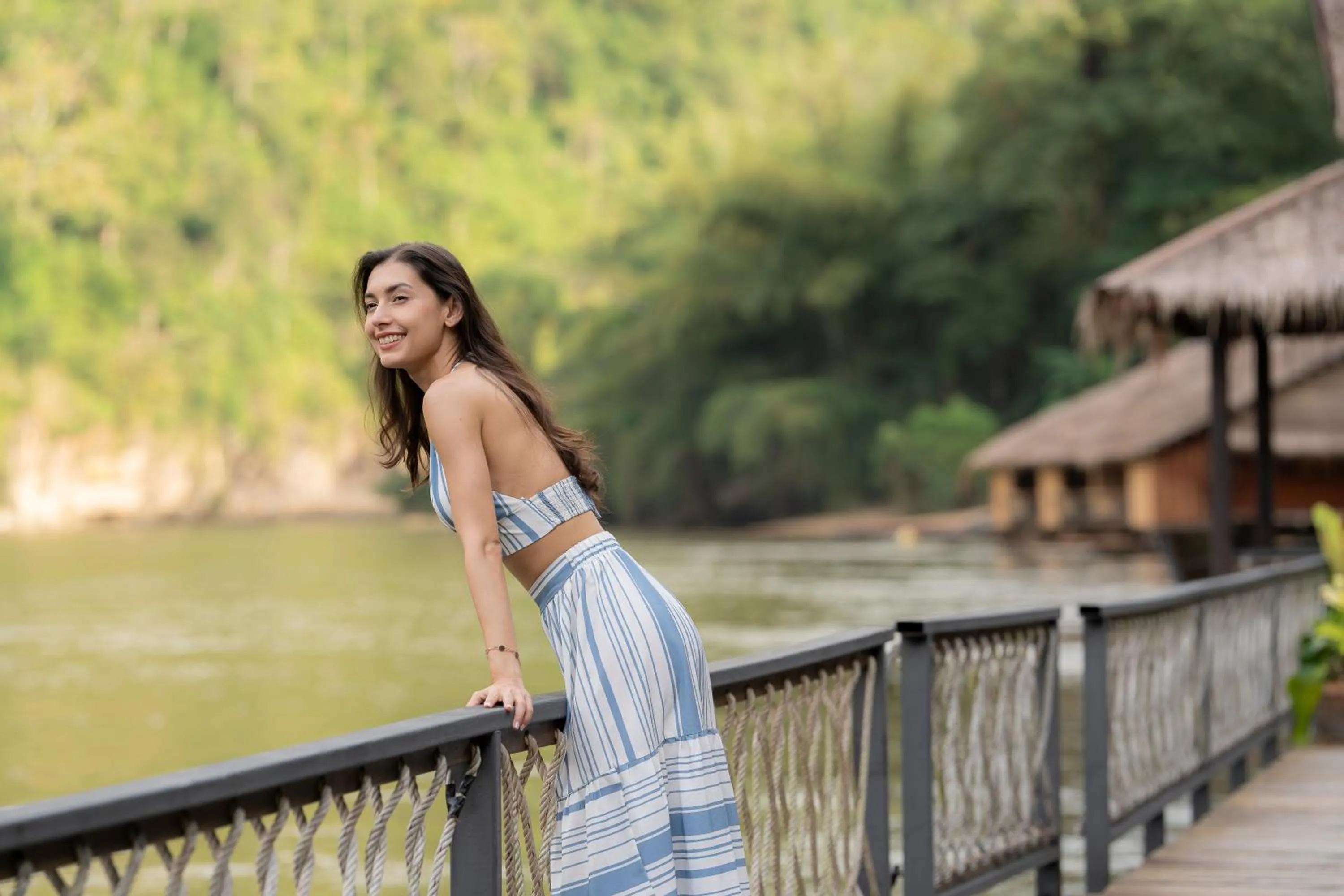 Natural landscape in The Float House River Kwai