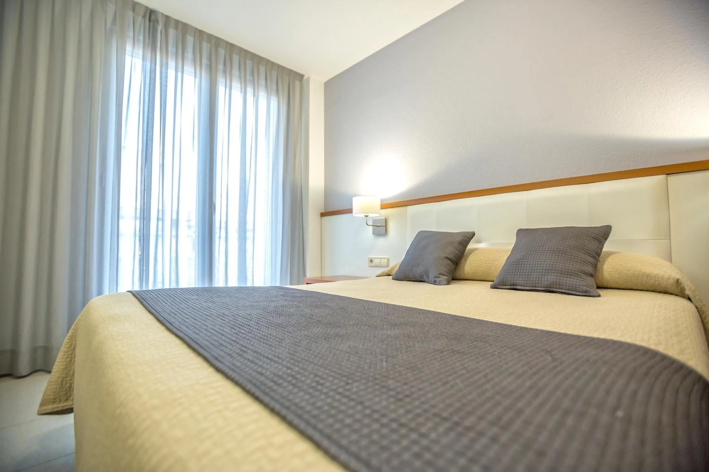Bed in Hotel Teruel