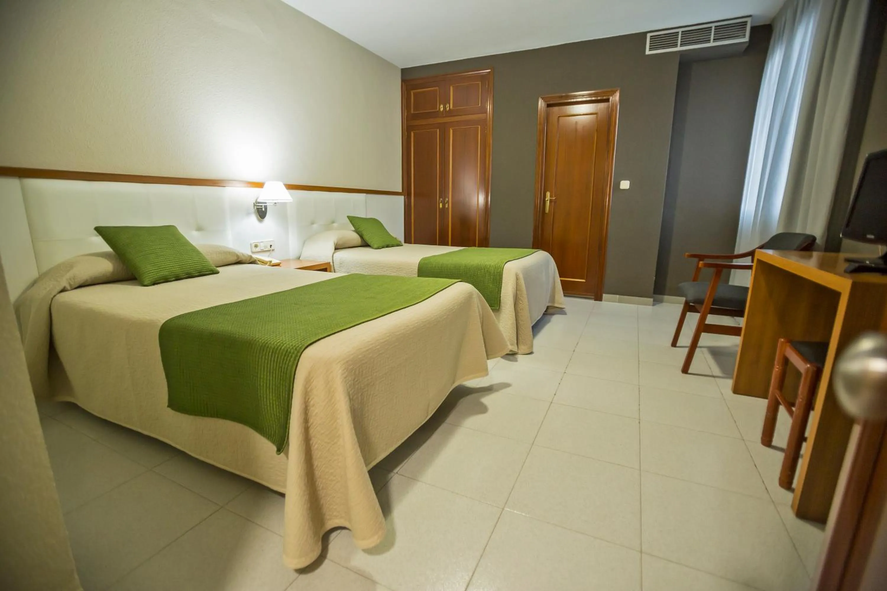 Bed in Hotel Teruel
