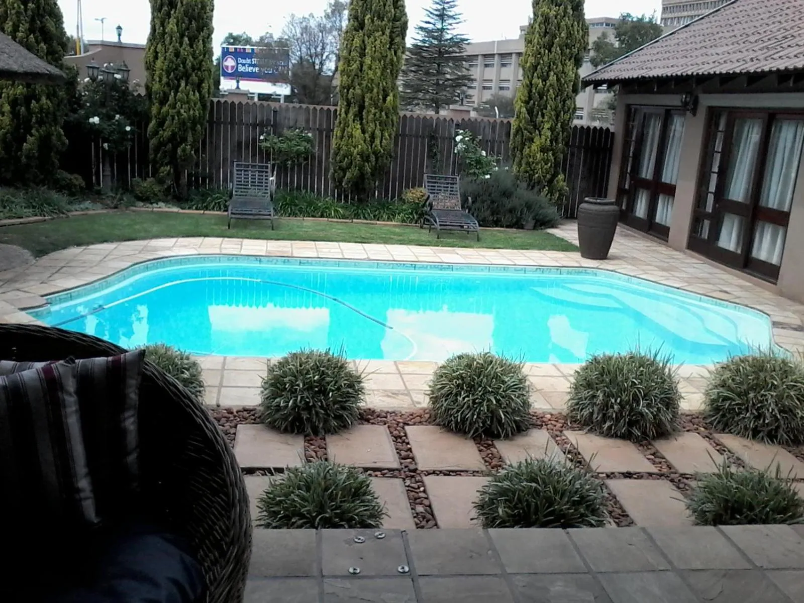 Garden in Rise and Shine Lodge