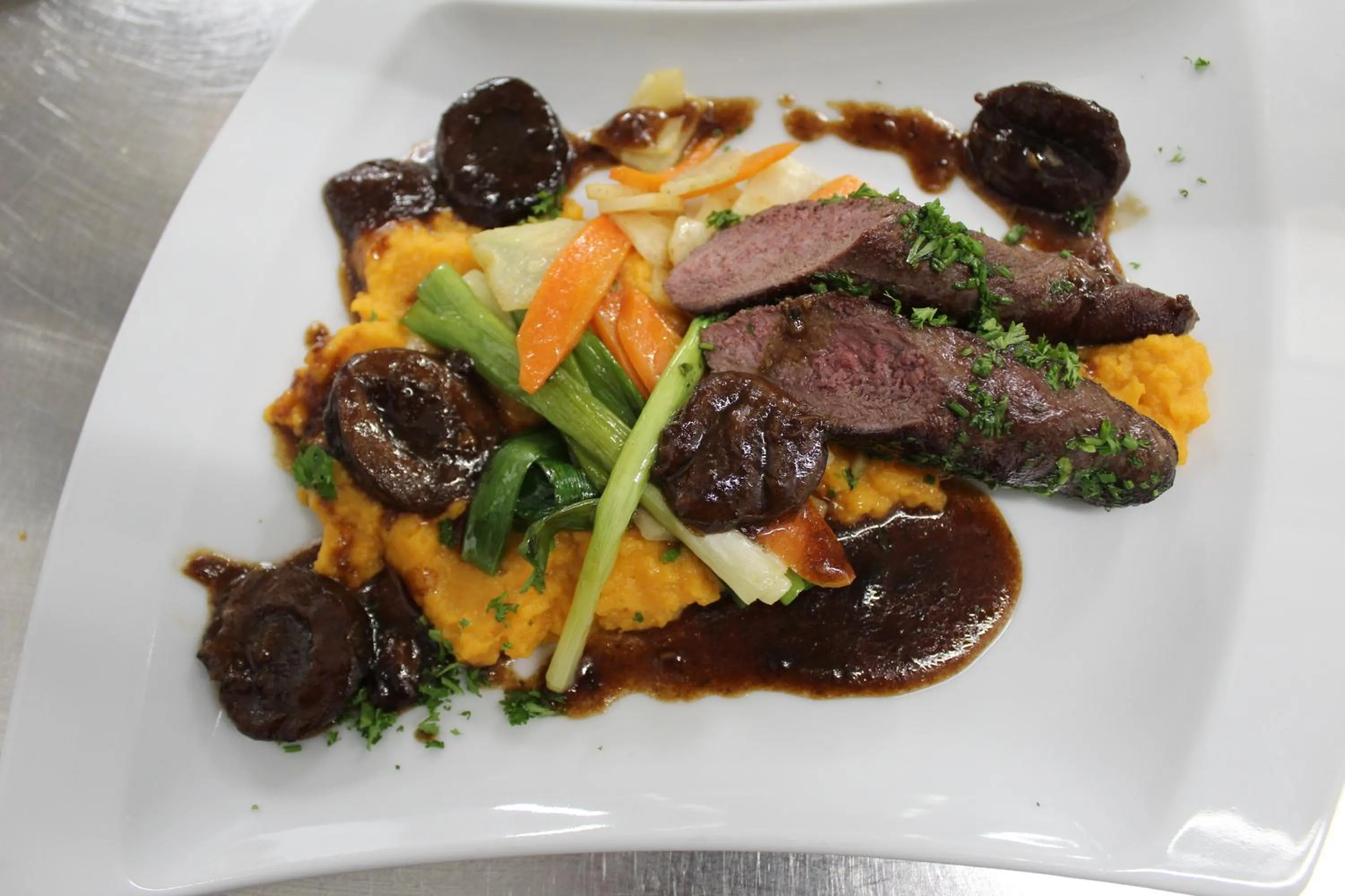 Dinner in Hotel Brauereigasthof Amberger