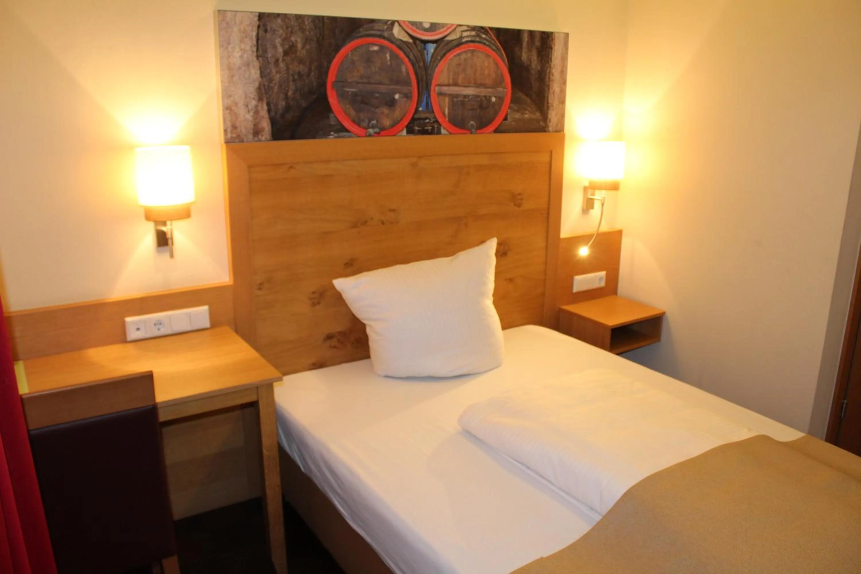 Bed in Hotel Brauereigasthof Amberger