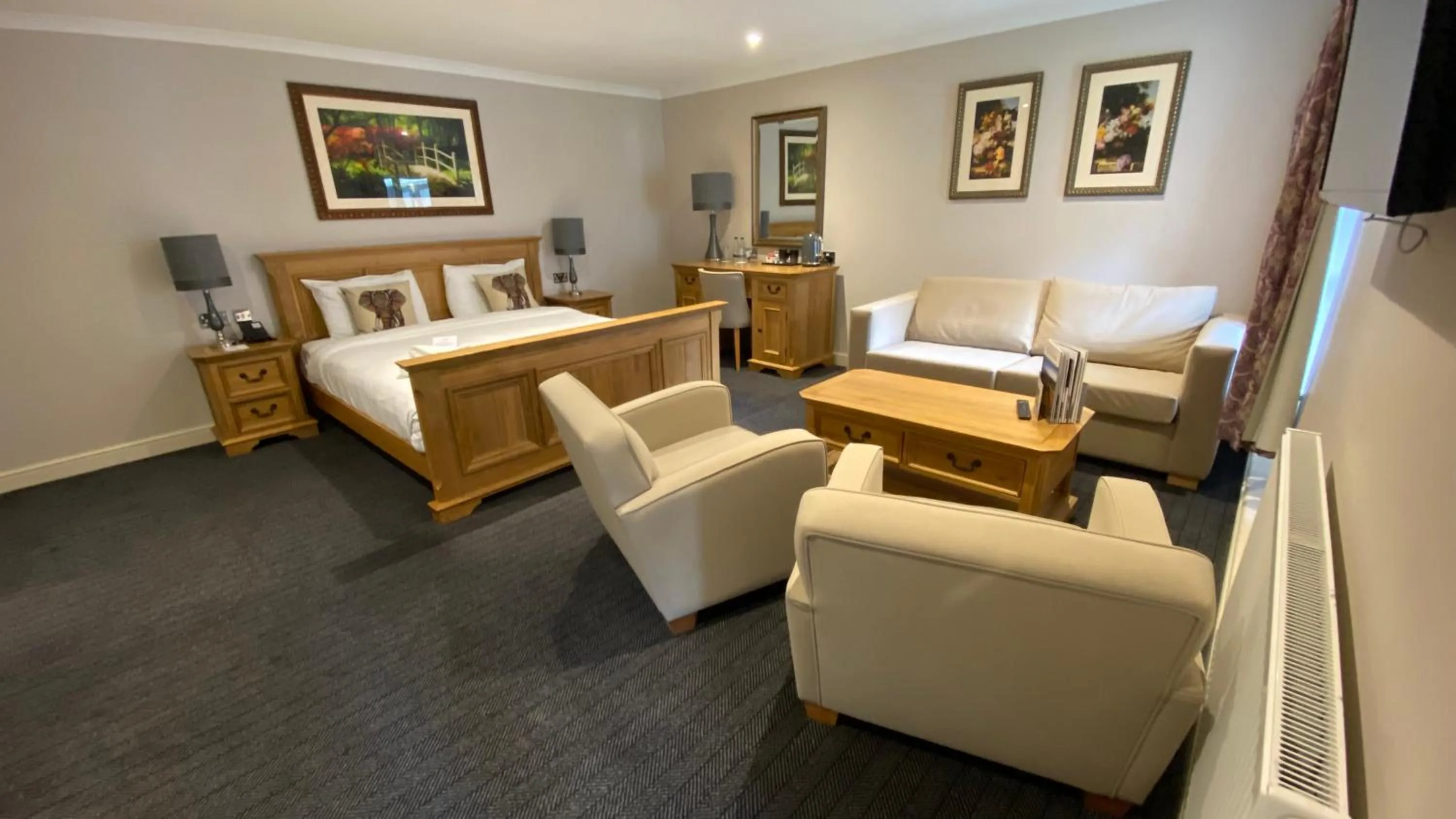Seating area, Bed in Stone House Hotel ‘A Bespoke Hotel’