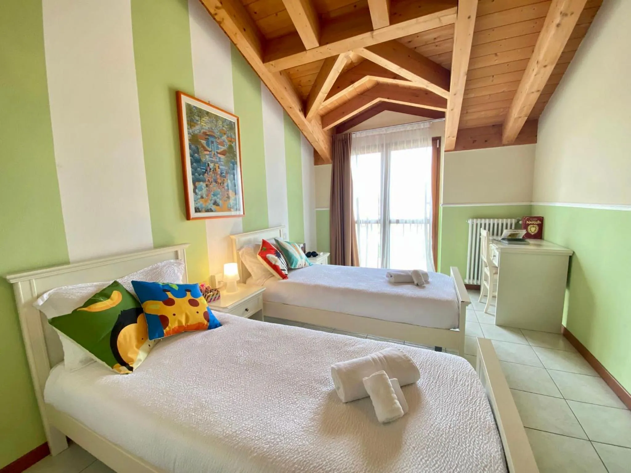 Bed in Ferretti Residence Garda Palace