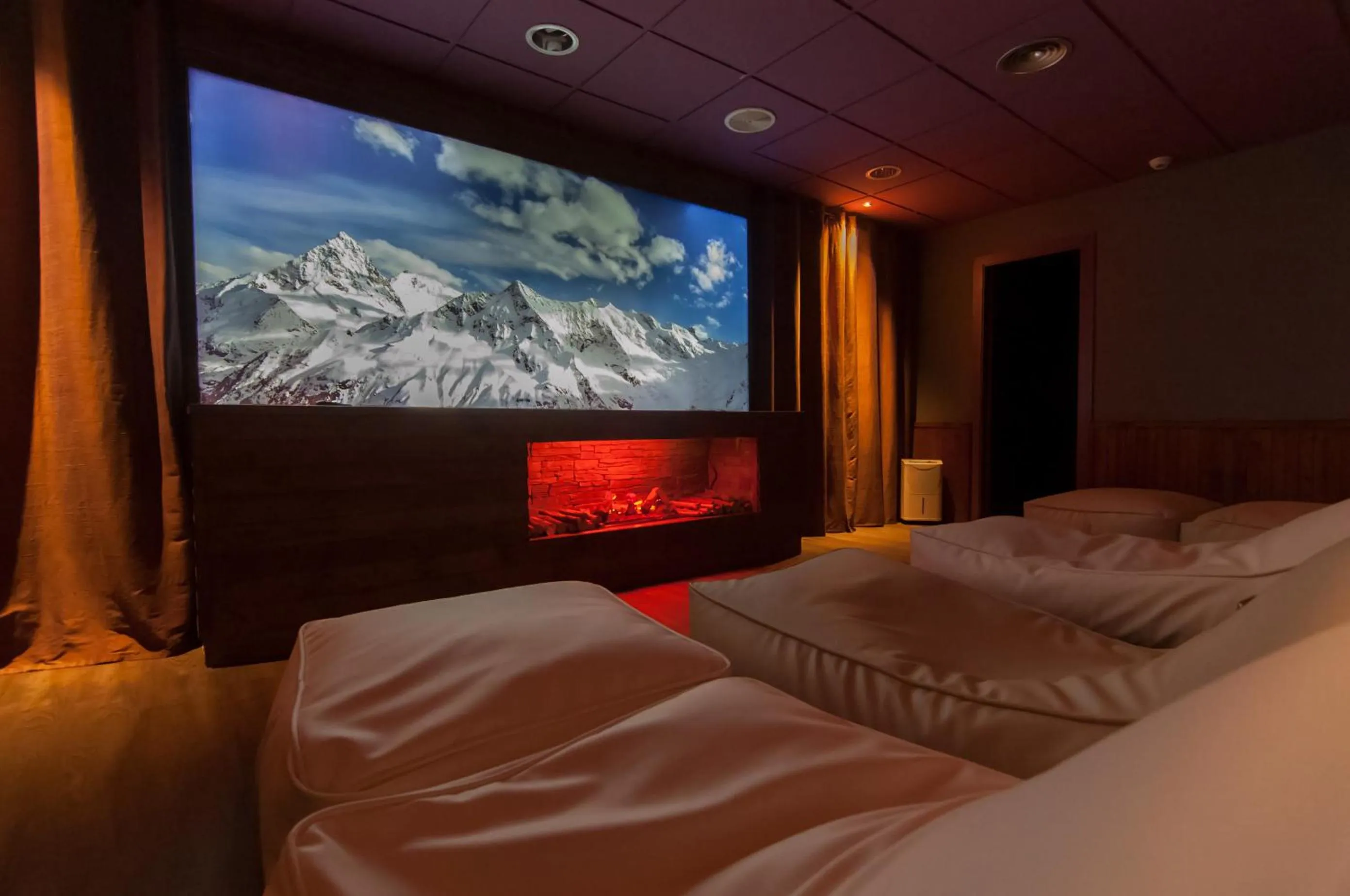 Sauna, Bed in Hotel Vilagaros