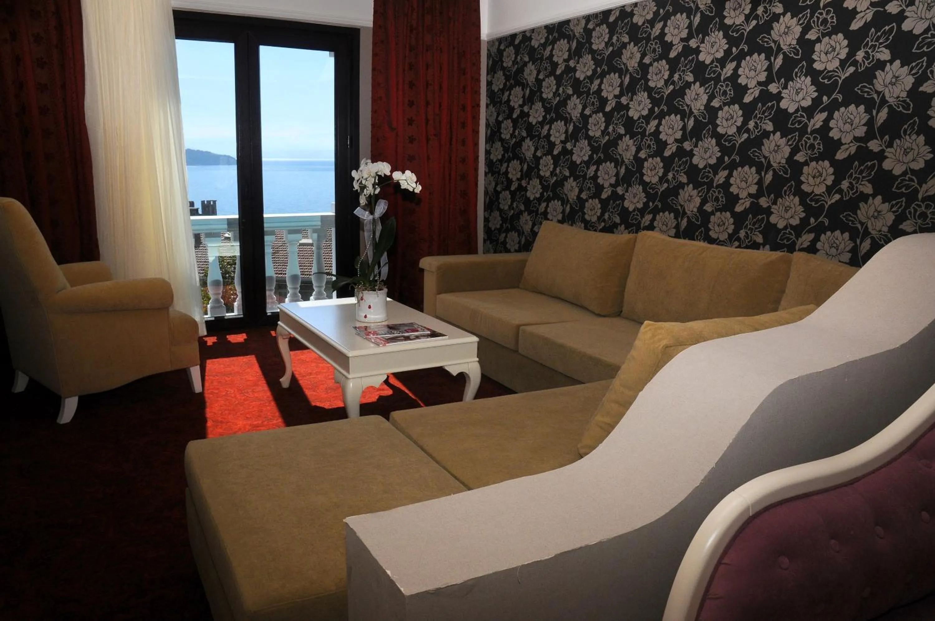 Seating area in Paradise Island Hotel