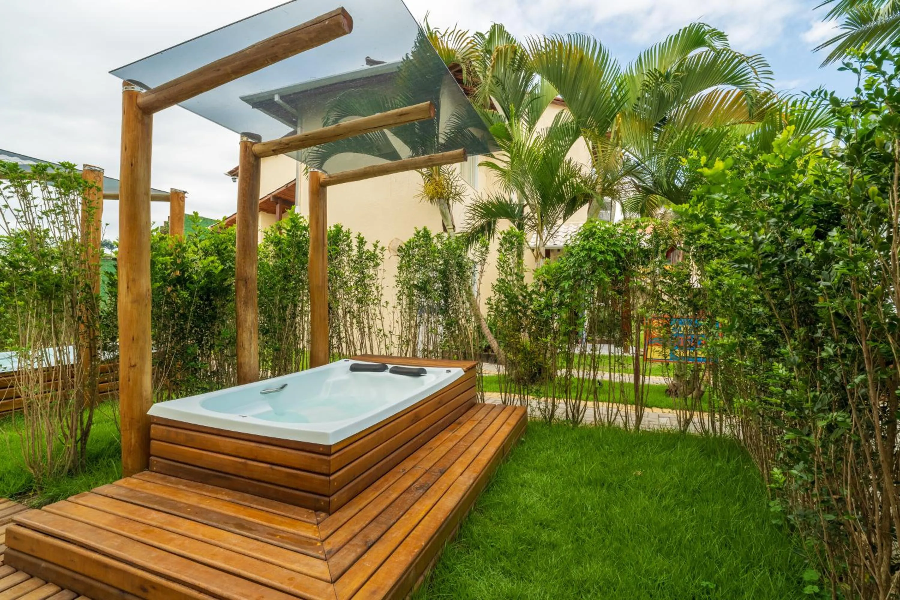 Garden view in Pousada Villa del Sol