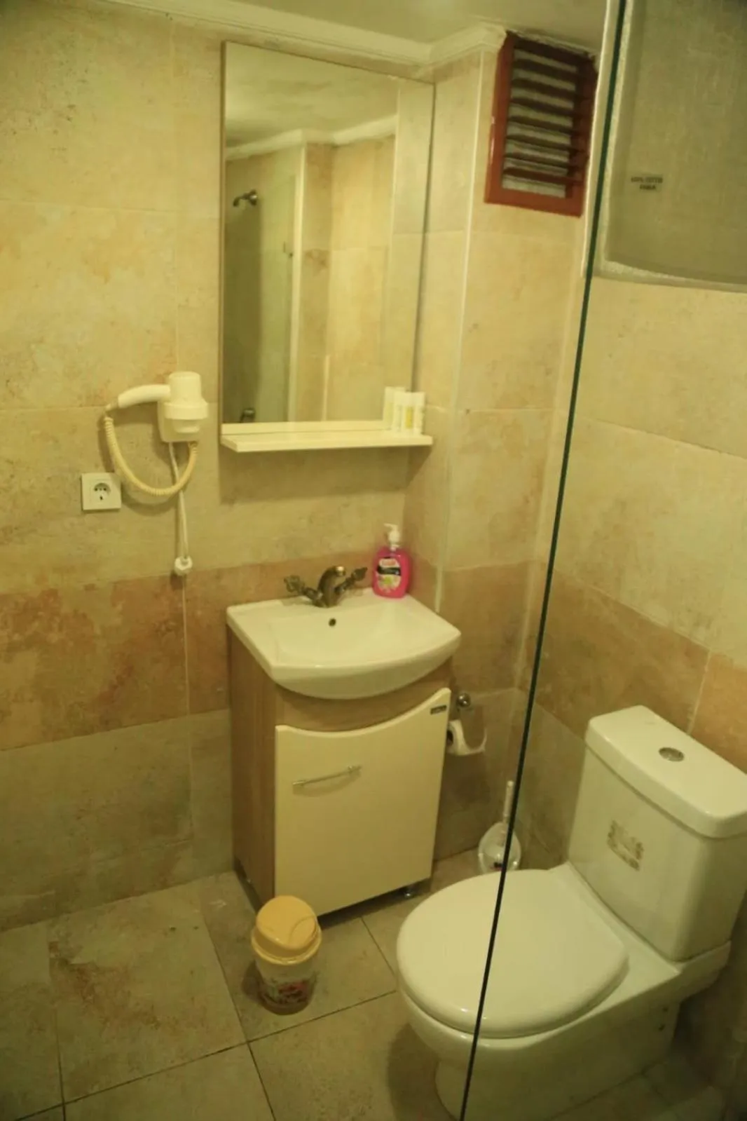 Shower in holiday family apart