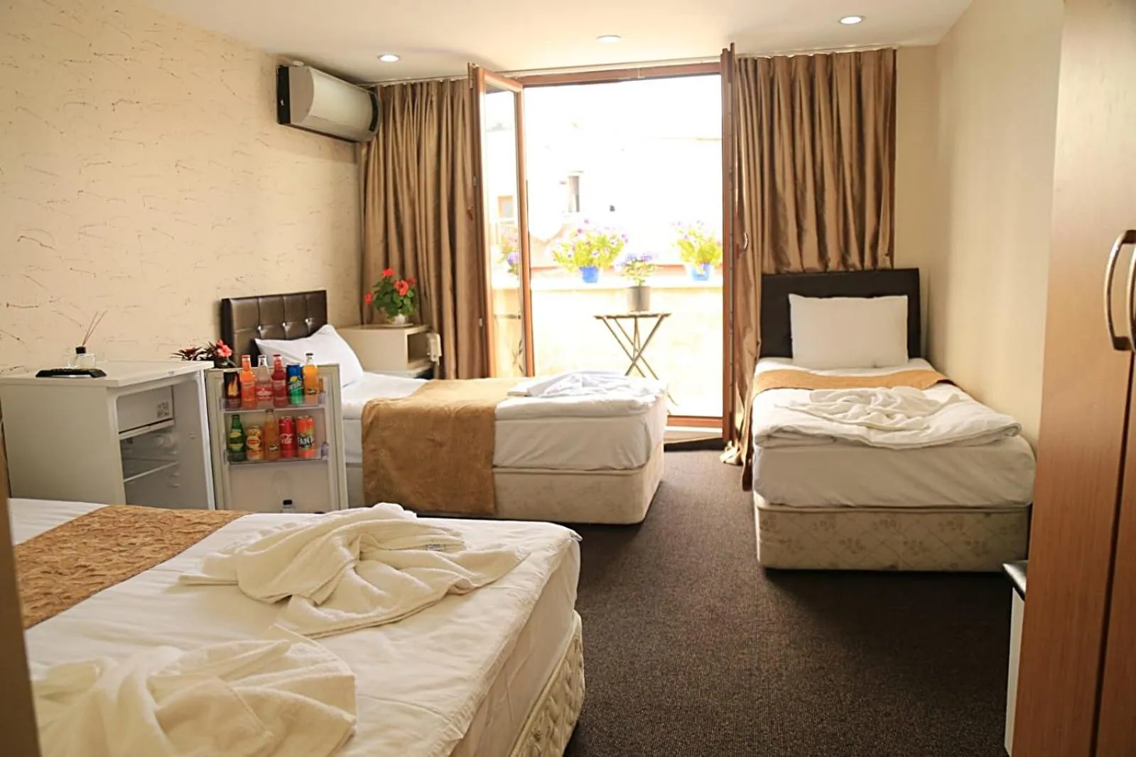 Bed in holiday family apart