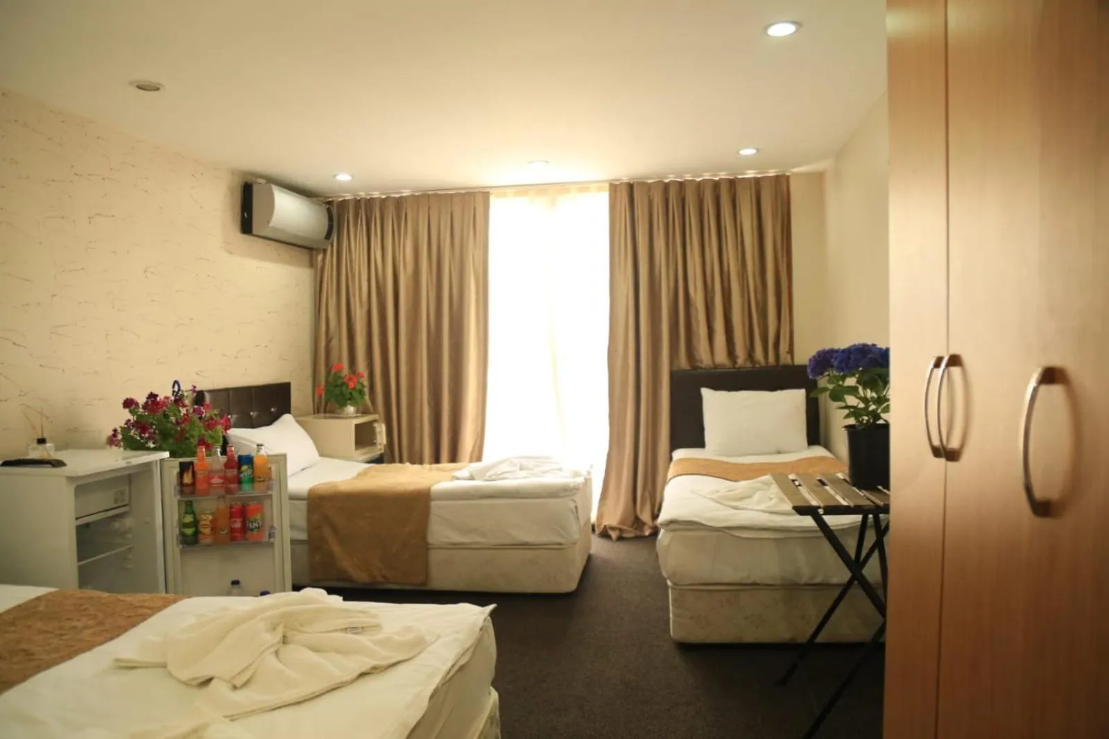 Bed in holiday family apart