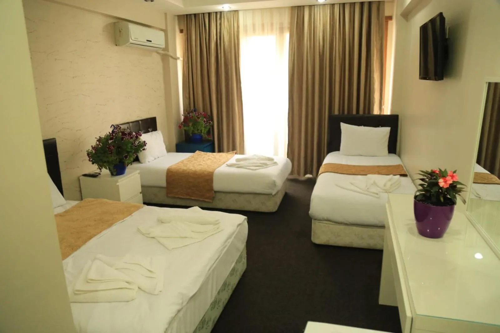 Bed in holiday family apart