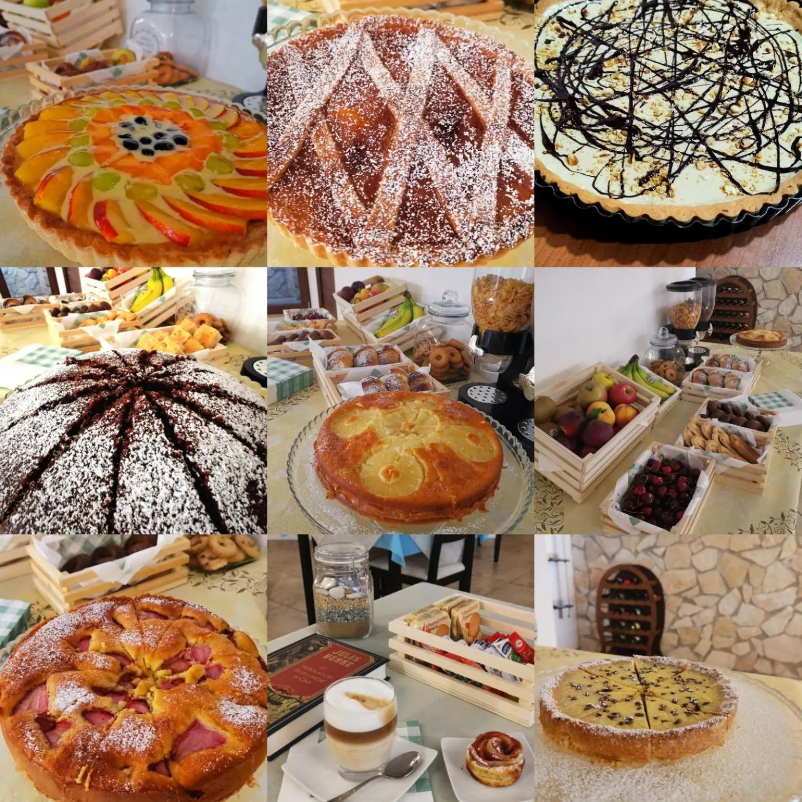 Food and drinks in Sunset Bed and Breakfast