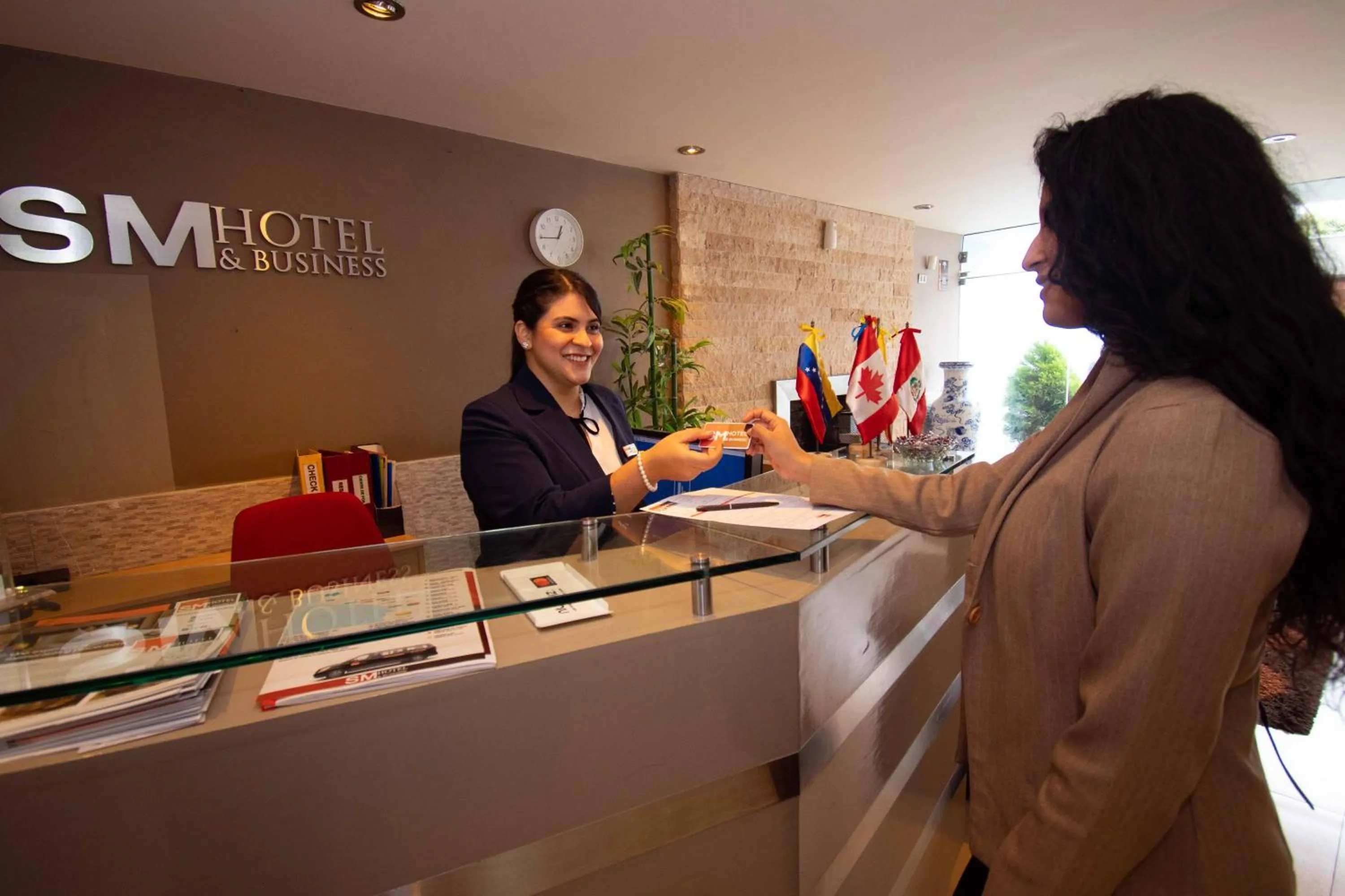 Lobby or reception in SM Hotel