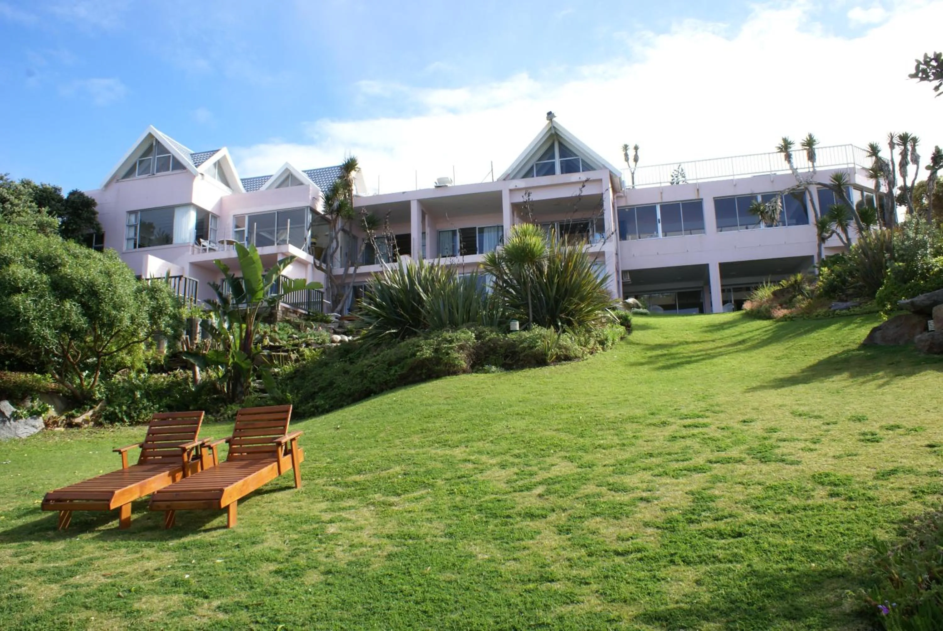 Property building in The Pink Lodge on The Beach