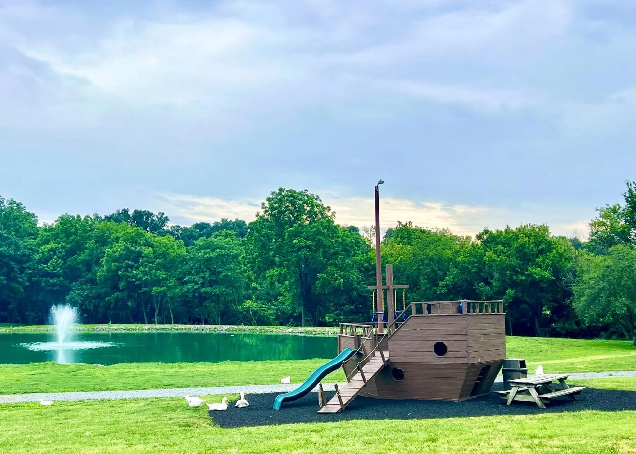 Children play ground in Hershey Farm Resort