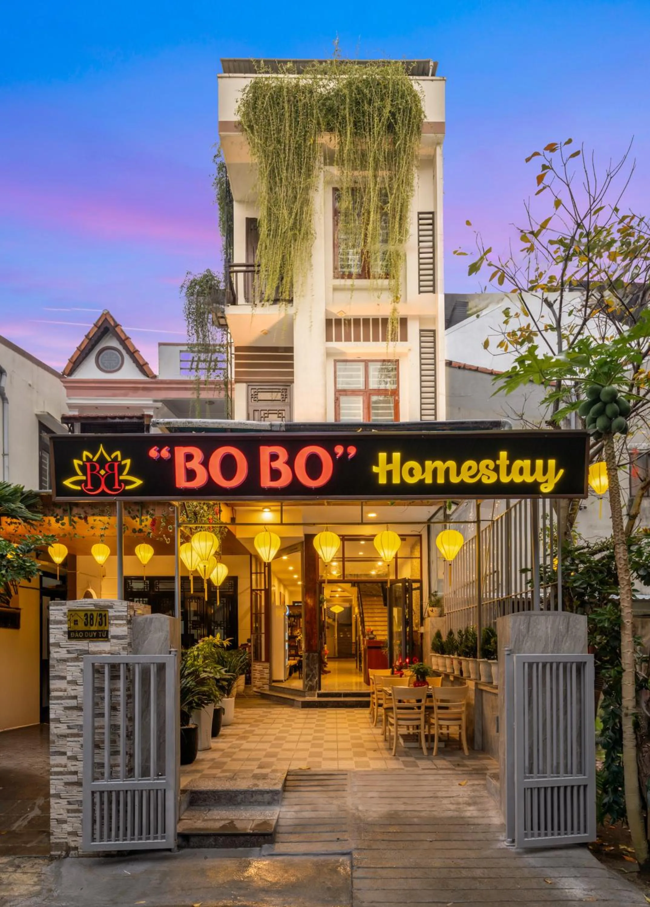 Property building in Bo Bo Homestay Hoi An