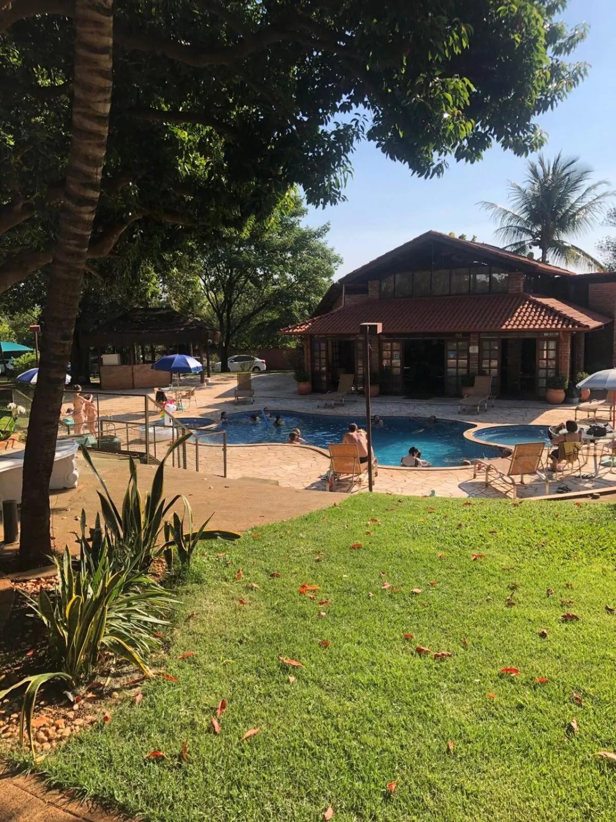 Pool view in Pousada Beco da Lua