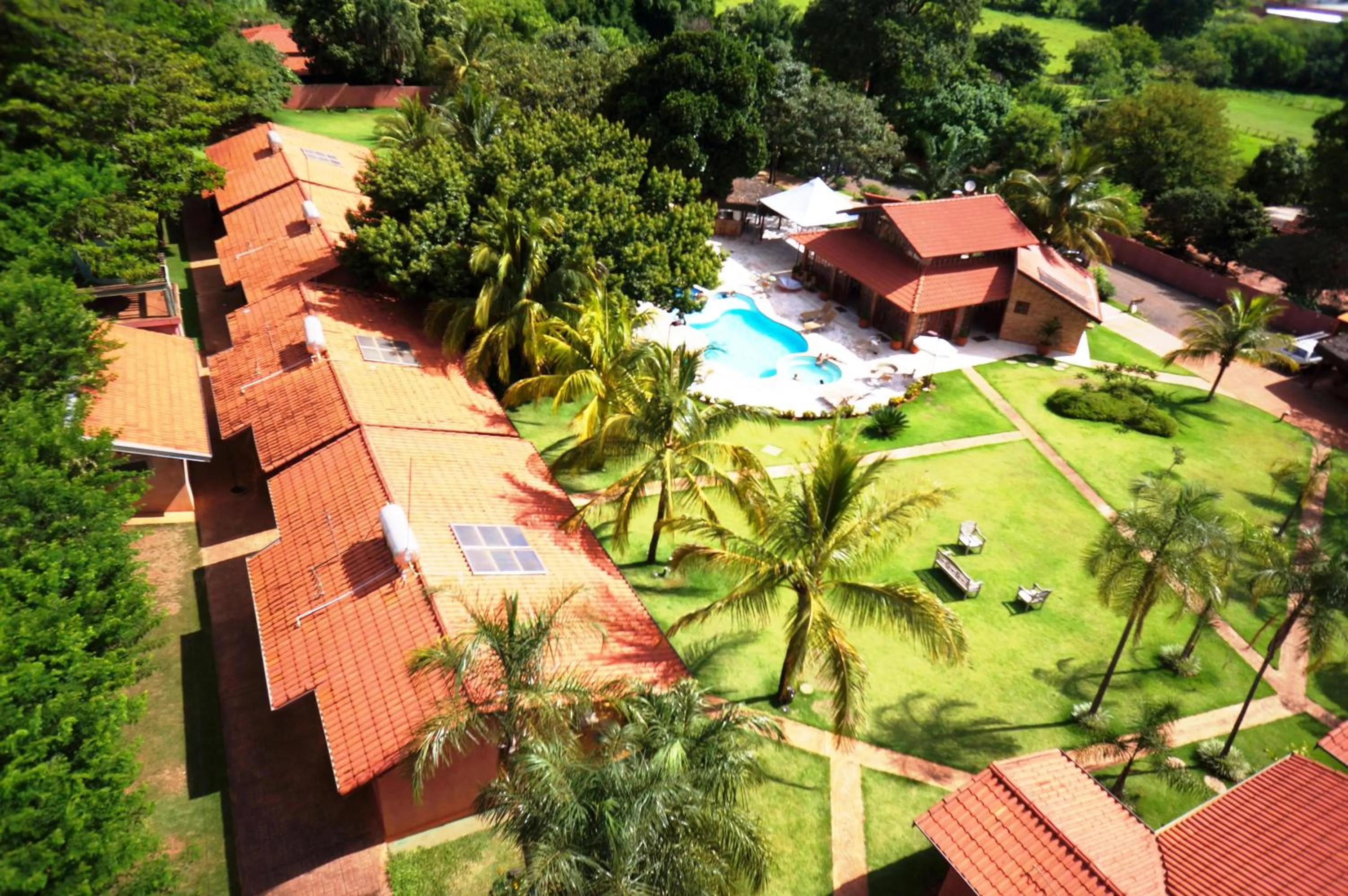 Bird's eye view in Pousada Beco da Lua