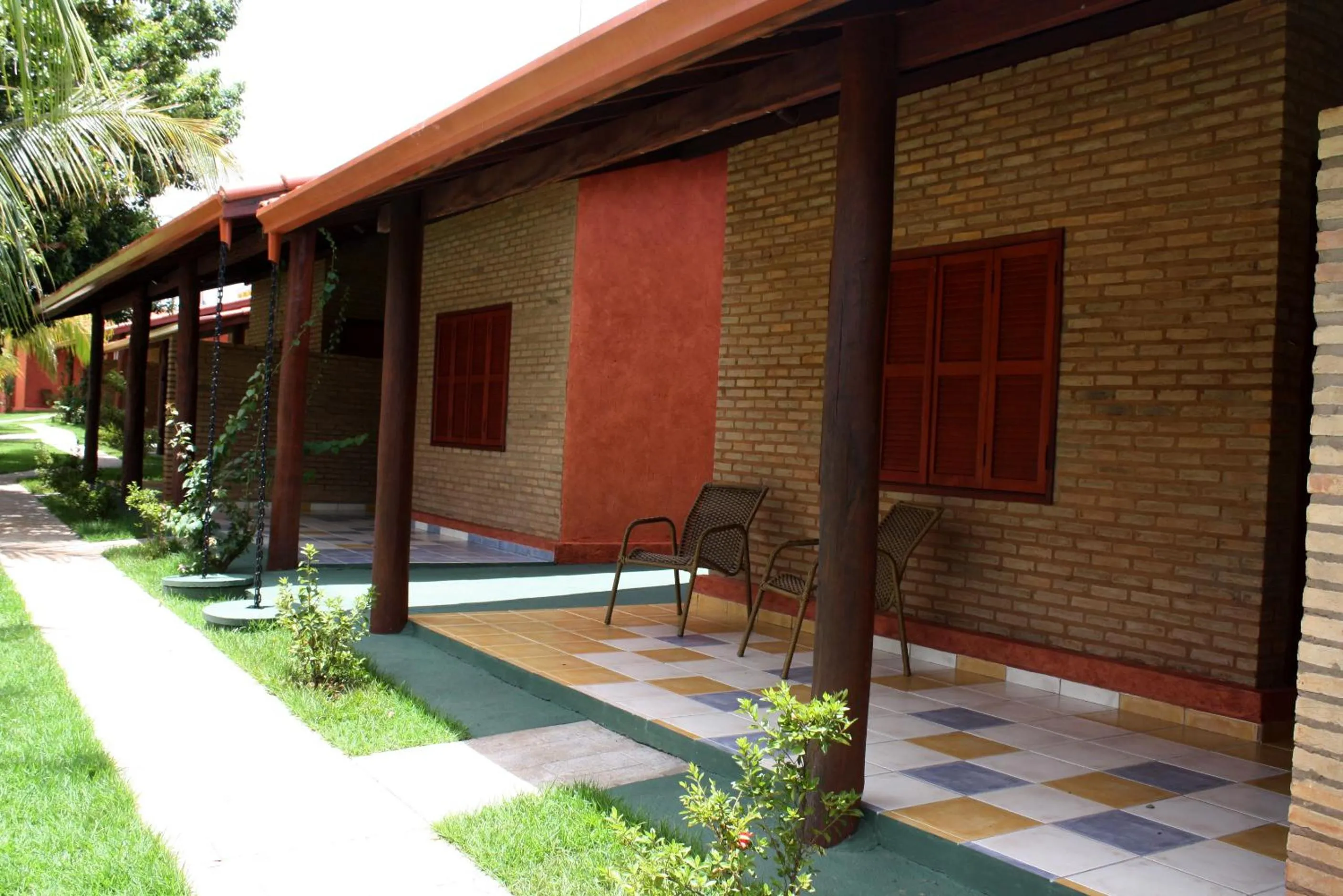 Patio in Pousada Beco da Lua