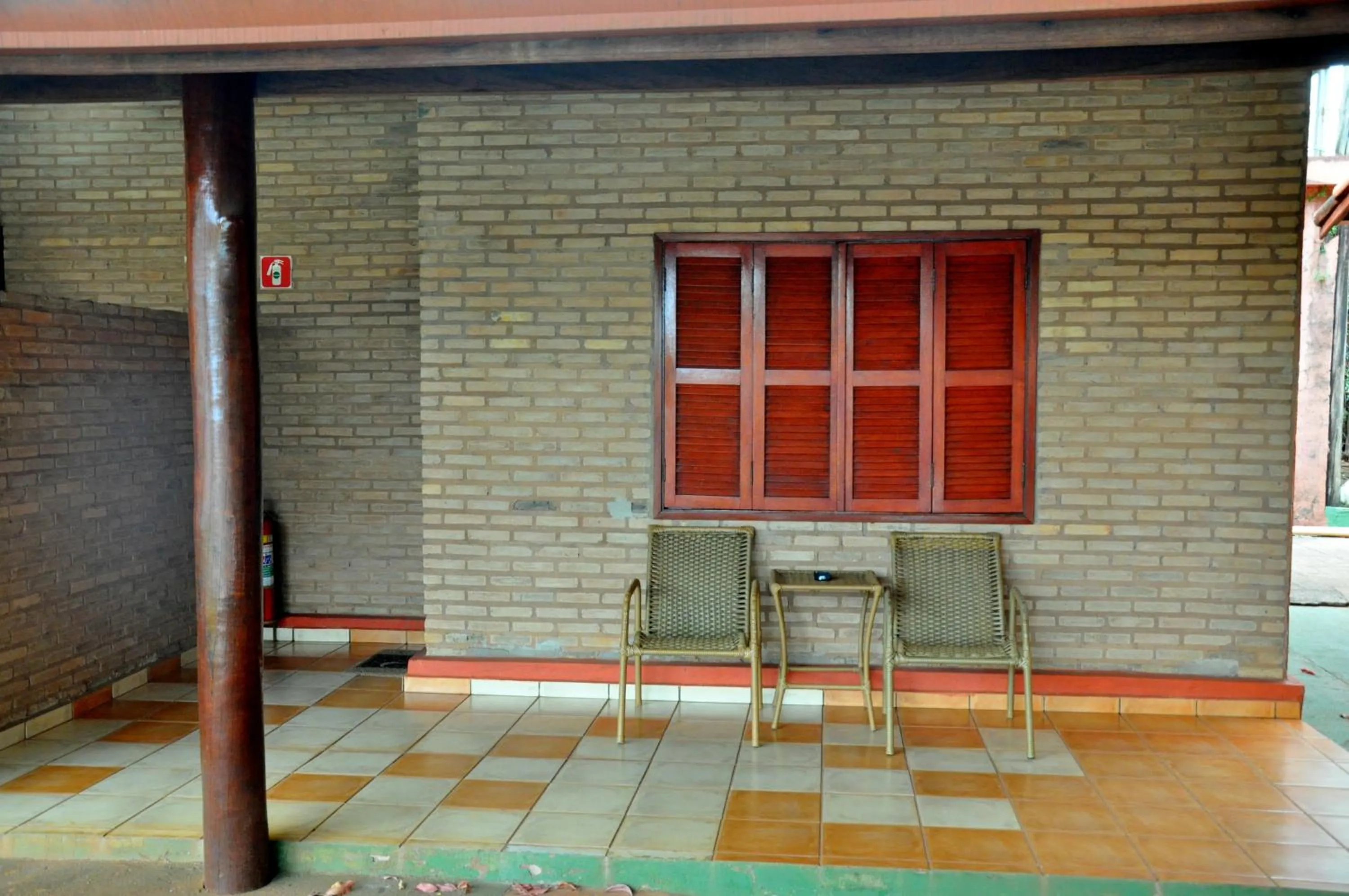 Patio in Pousada Beco da Lua