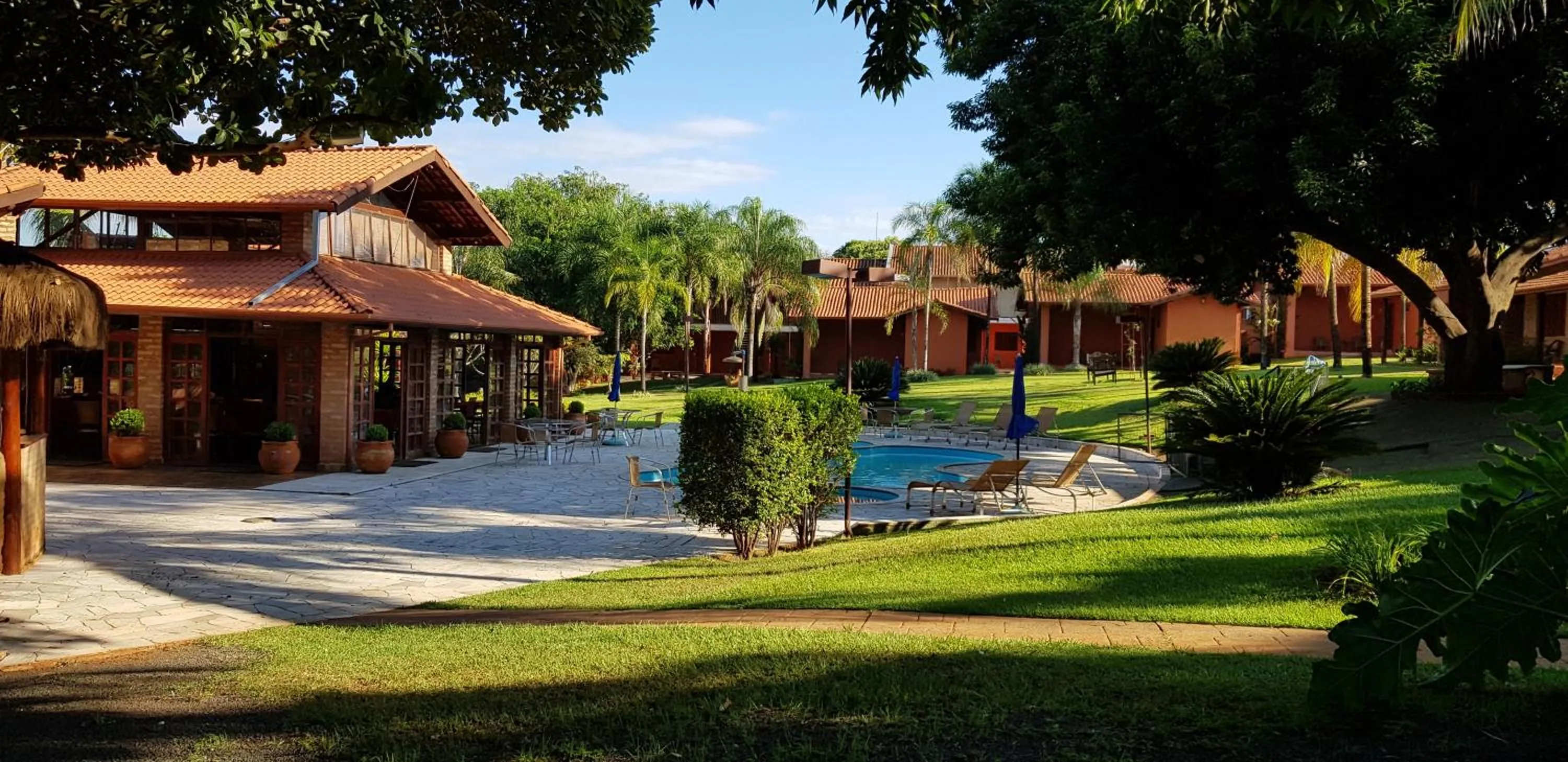 Garden view in Pousada Beco da Lua