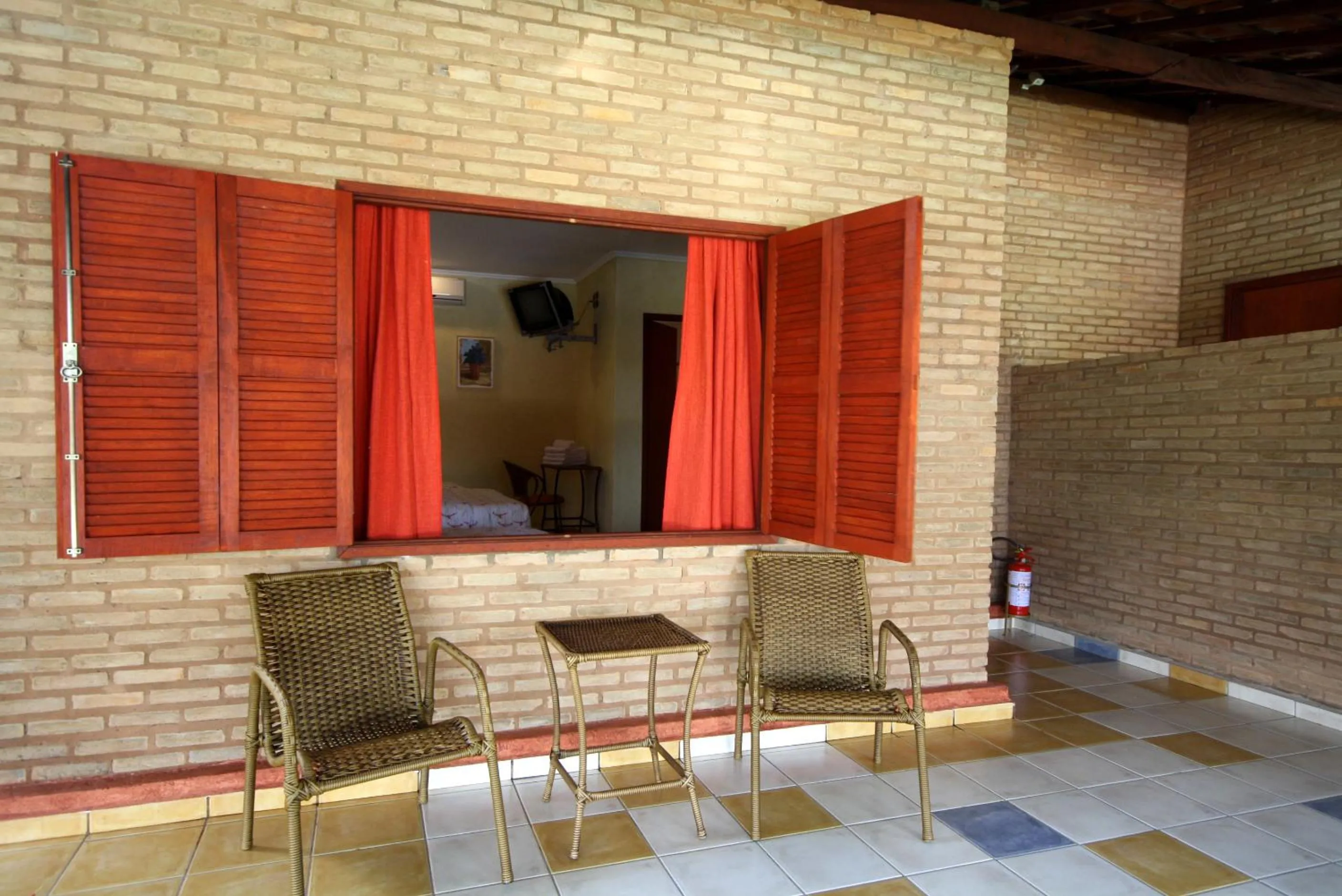 Balcony/Terrace in Pousada Beco da Lua