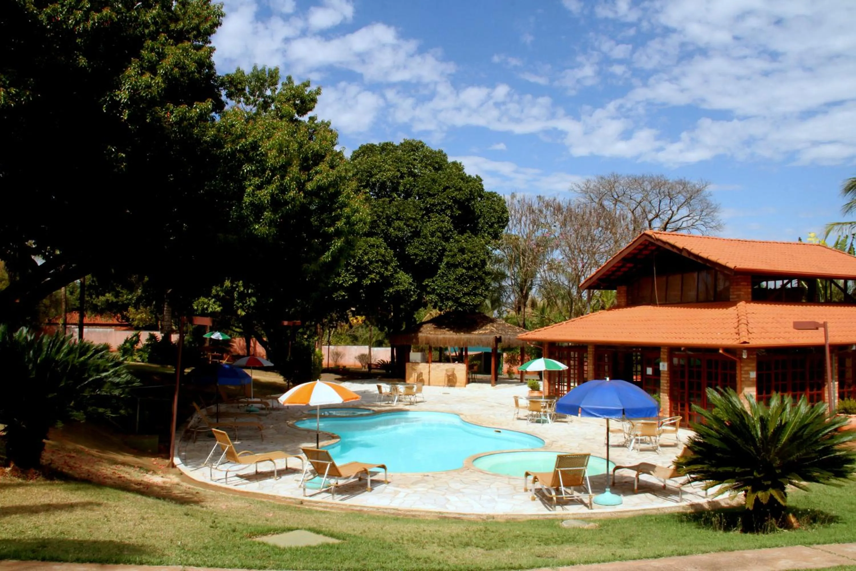 Pool view in Pousada Beco da Lua