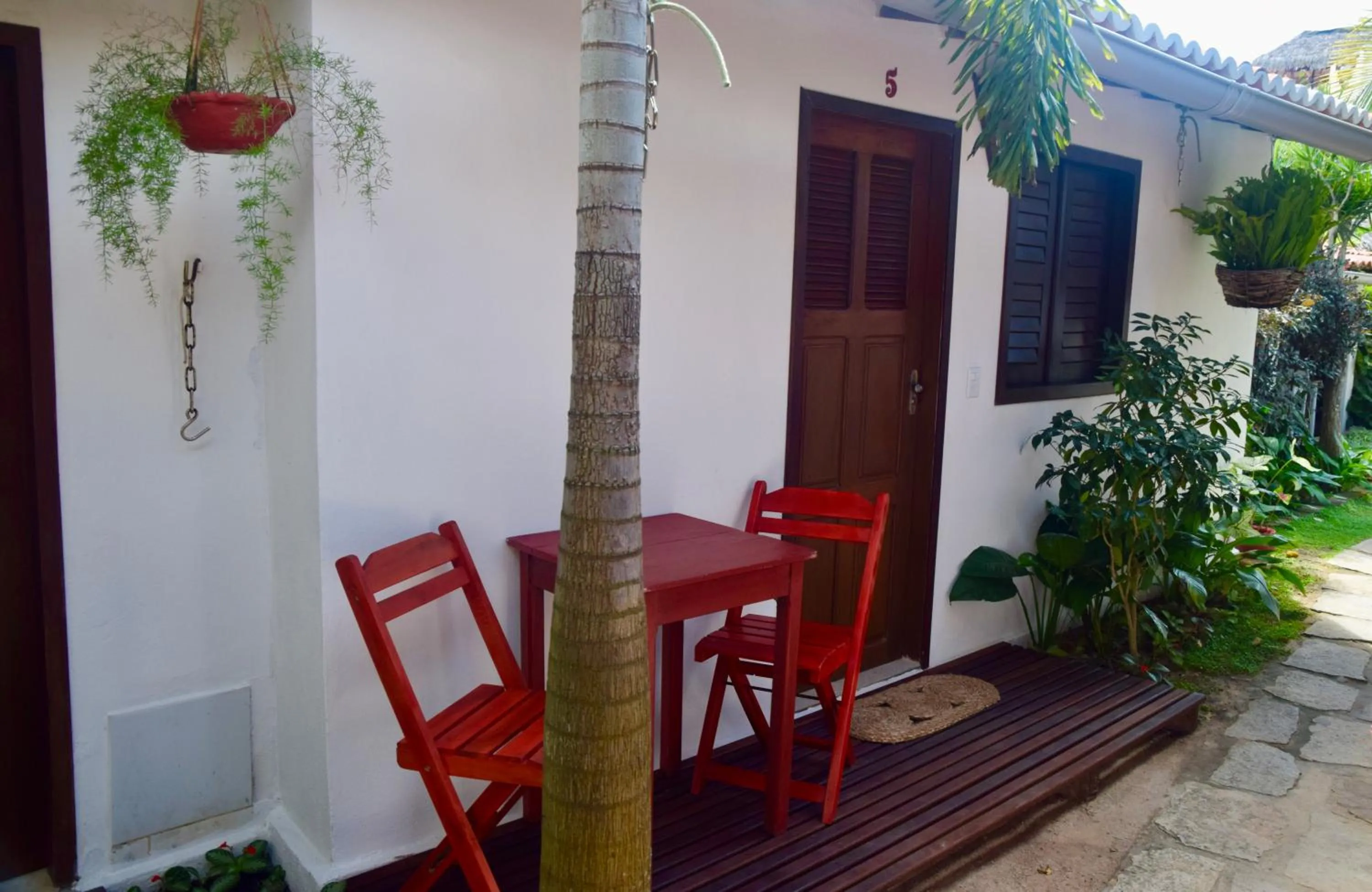 Garden in Pousada Atlantis