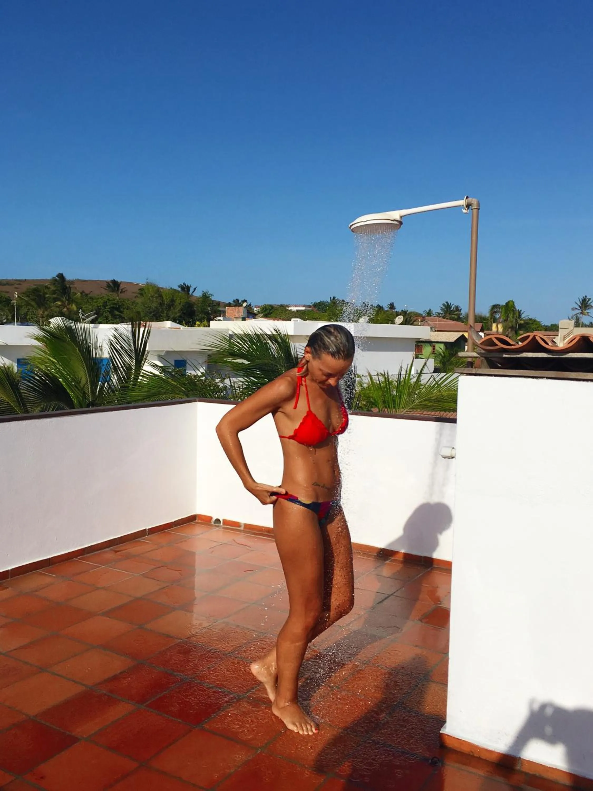 Balcony/Terrace in Pousada Atlantis