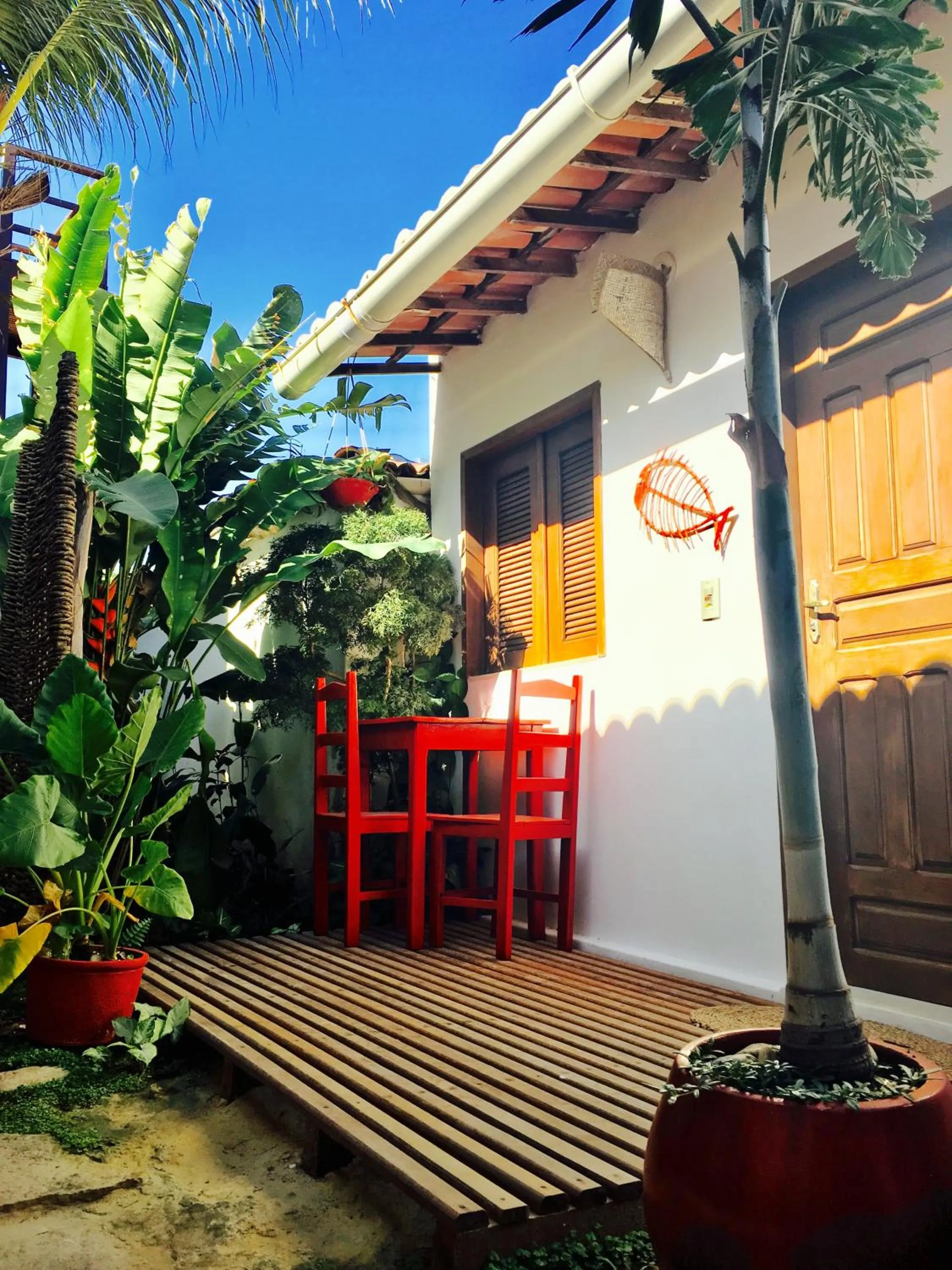 Balcony/Terrace in Pousada Atlantis