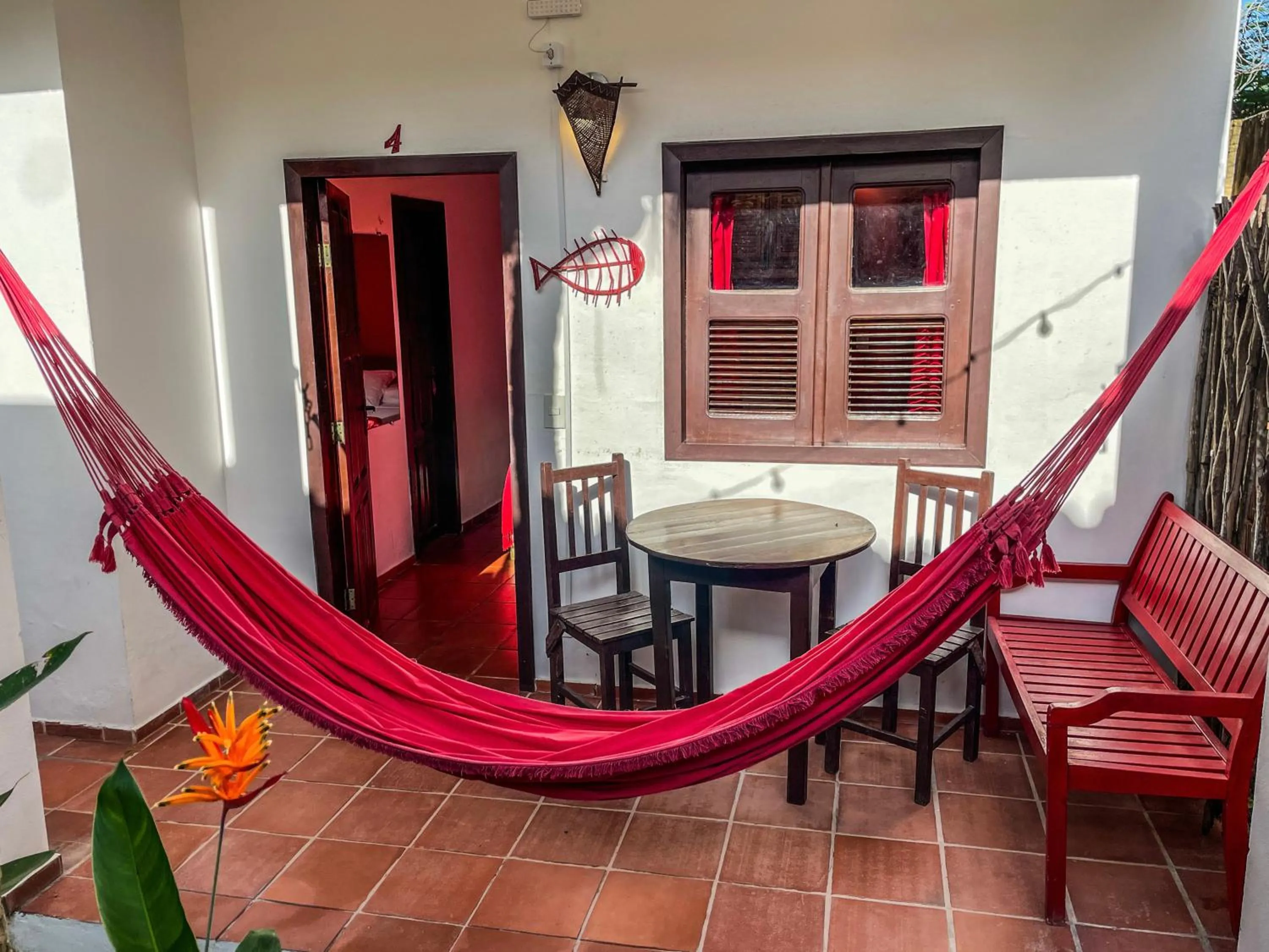 Patio in Pousada Atlantis