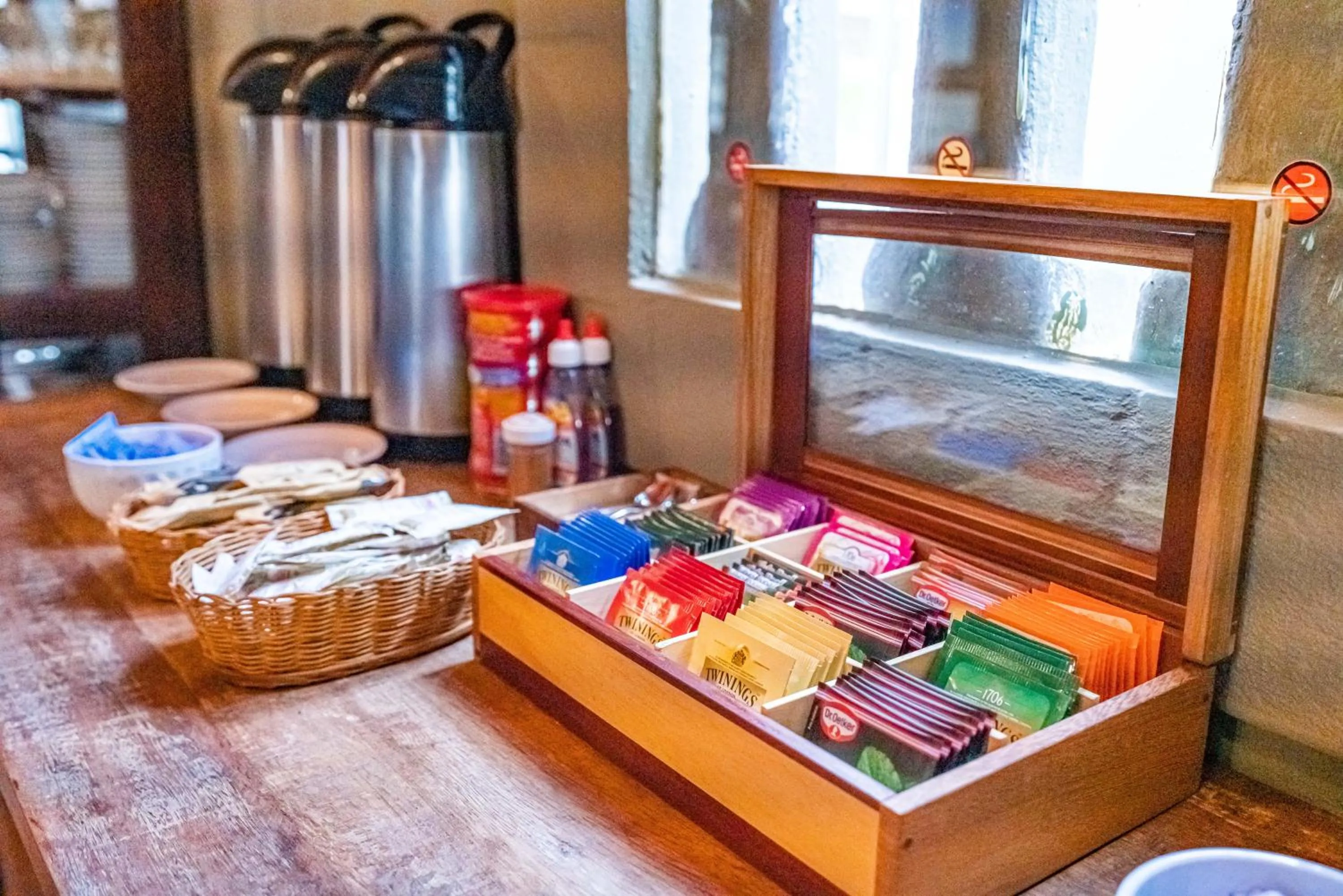 Continental breakfast in Pousada Camelot Inn