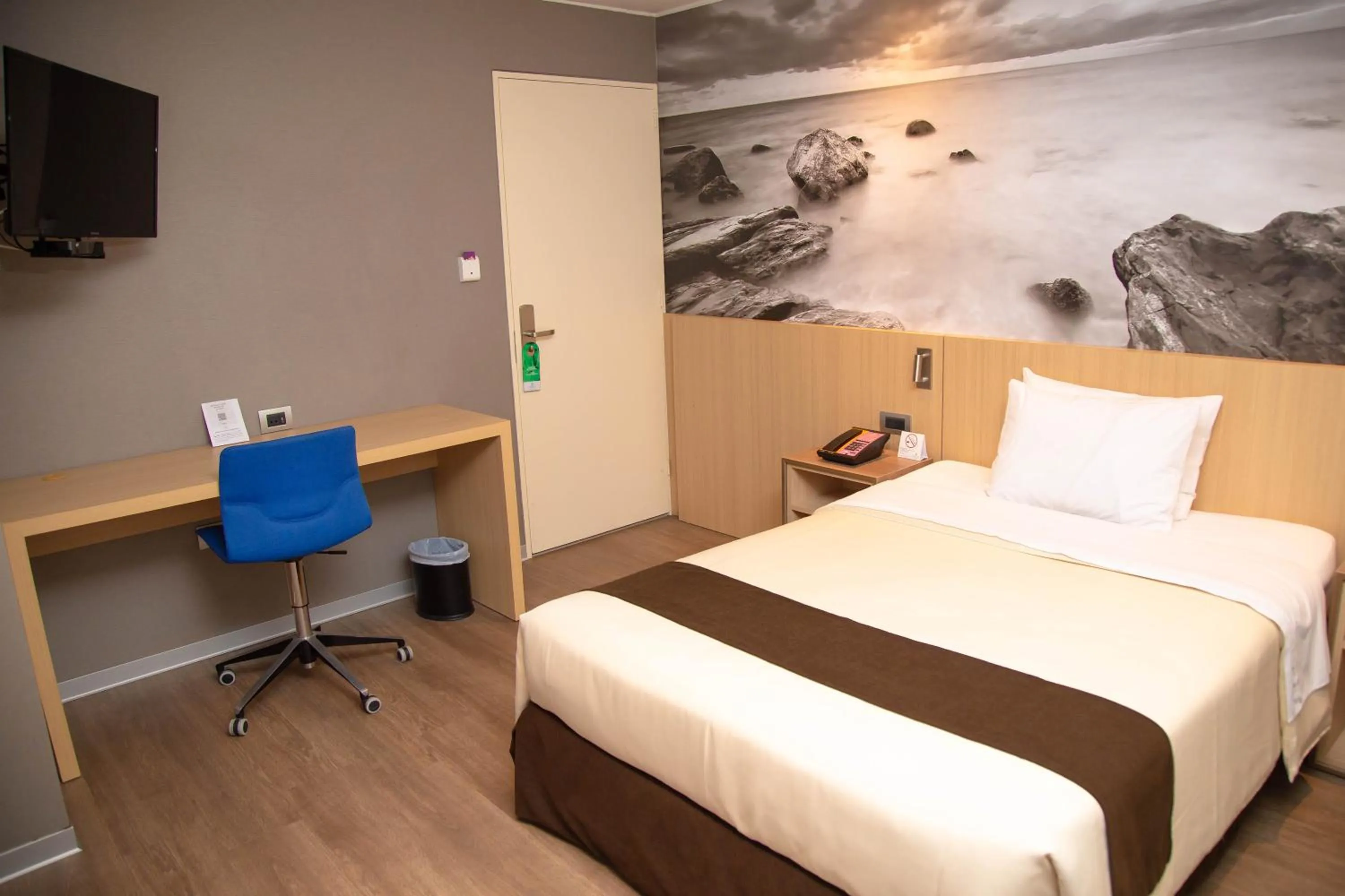 Bedroom, Bed in Palmetto Hotel Business San Borja