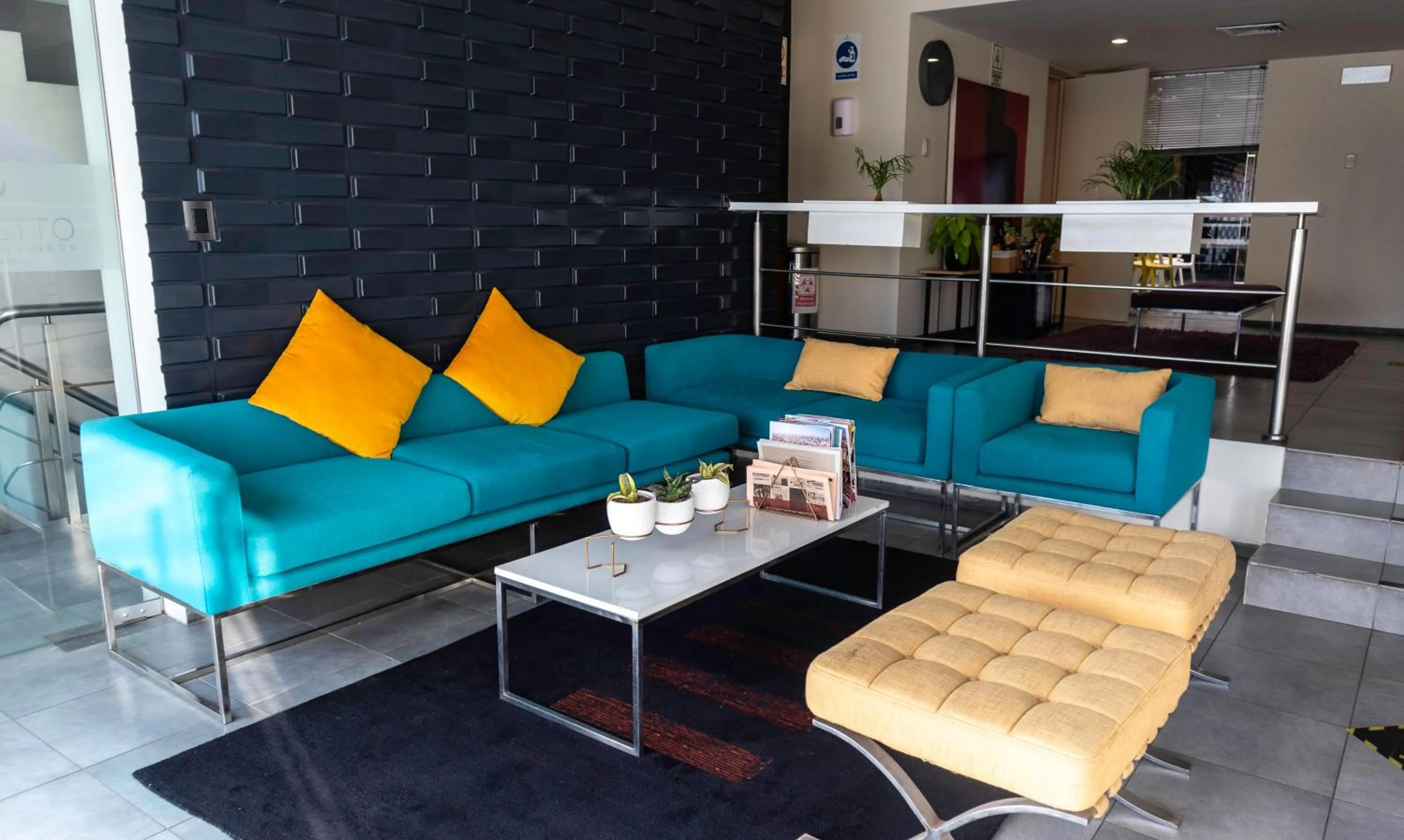 Lobby or reception in Palmetto Hotel Business San Borja