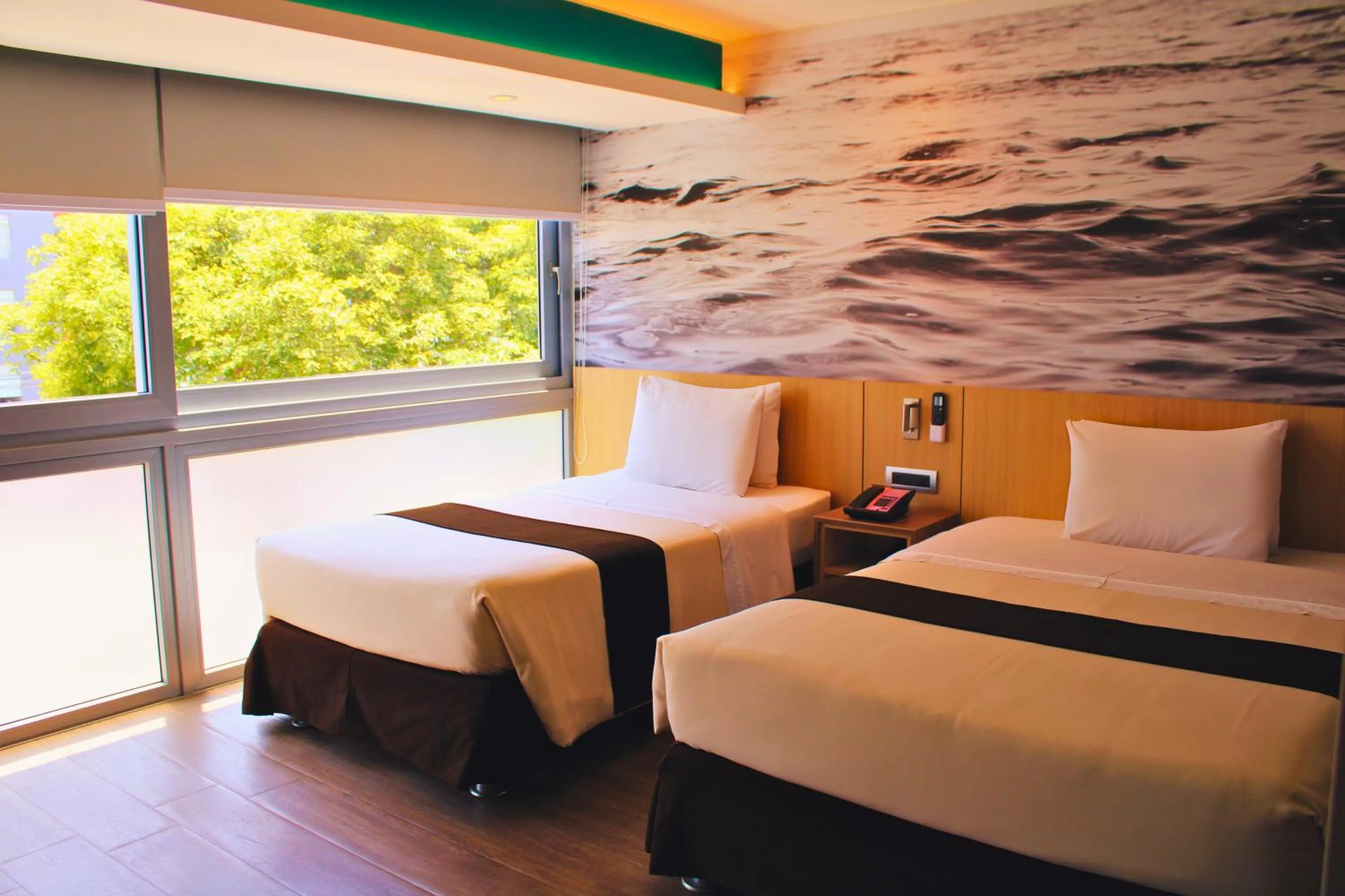 Garden view, Bed in Palmetto Hotel Business San Borja