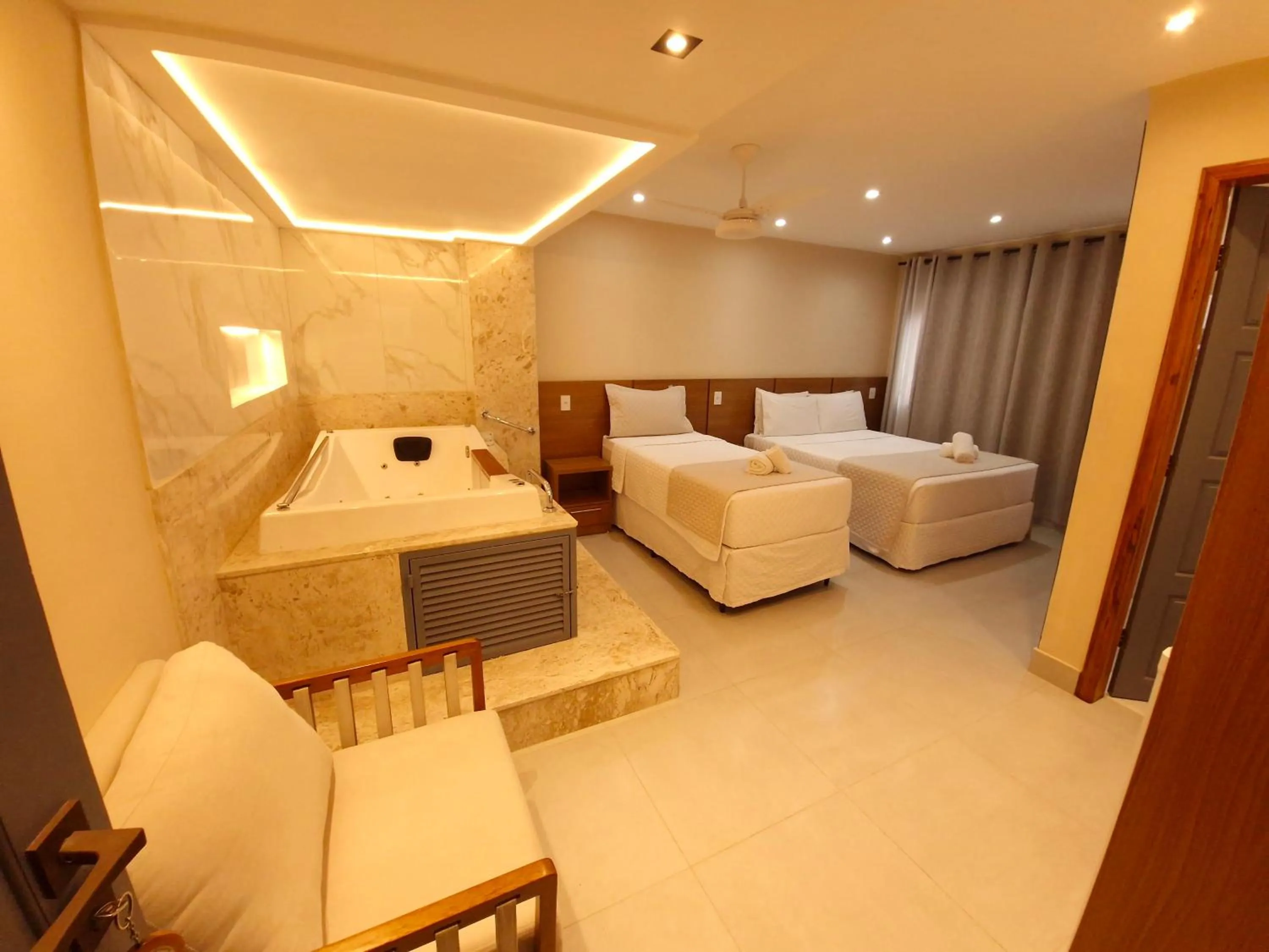 Bed in Pousada Litoral Paraty