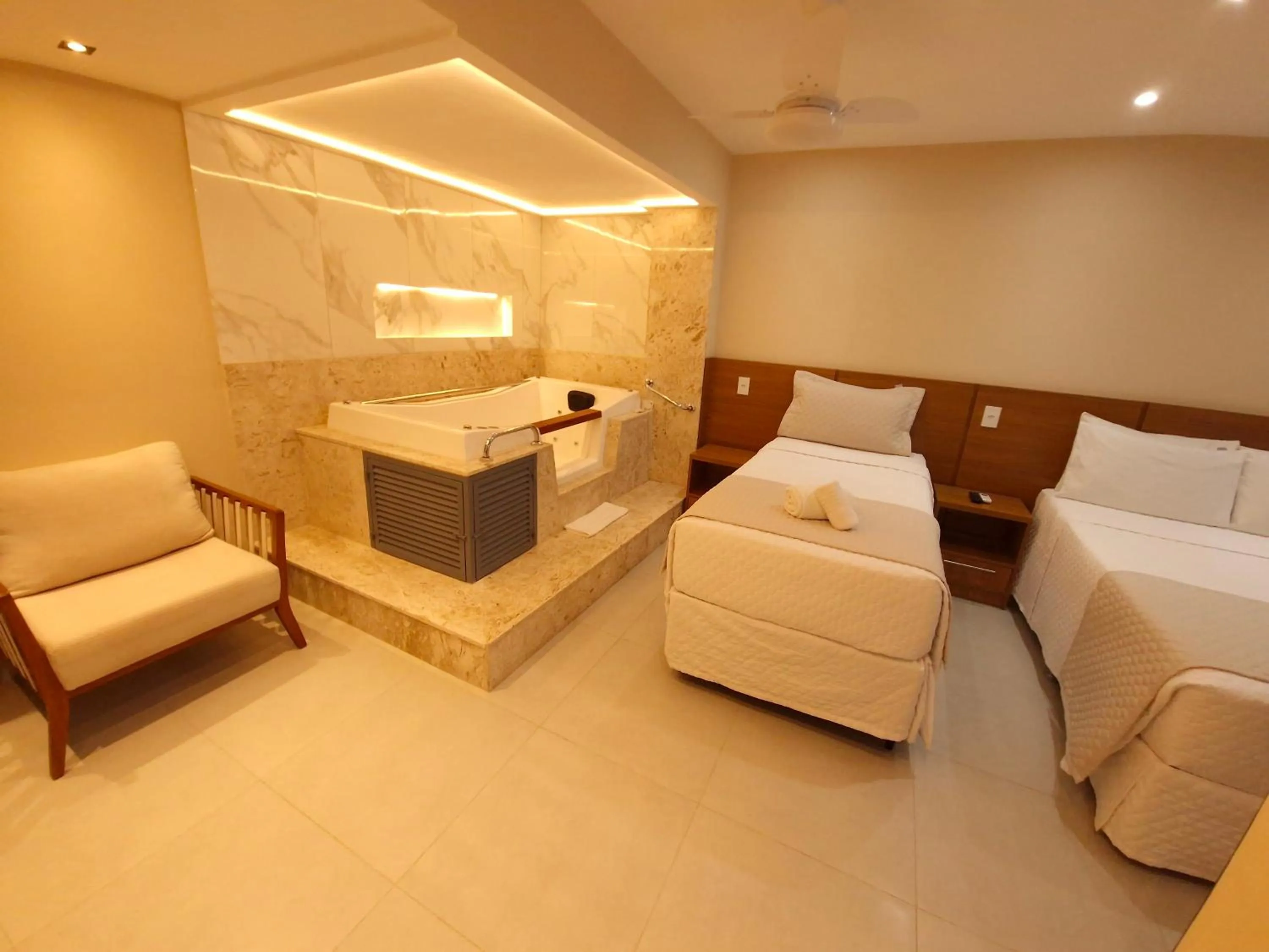 Bed in Pousada Litoral Paraty