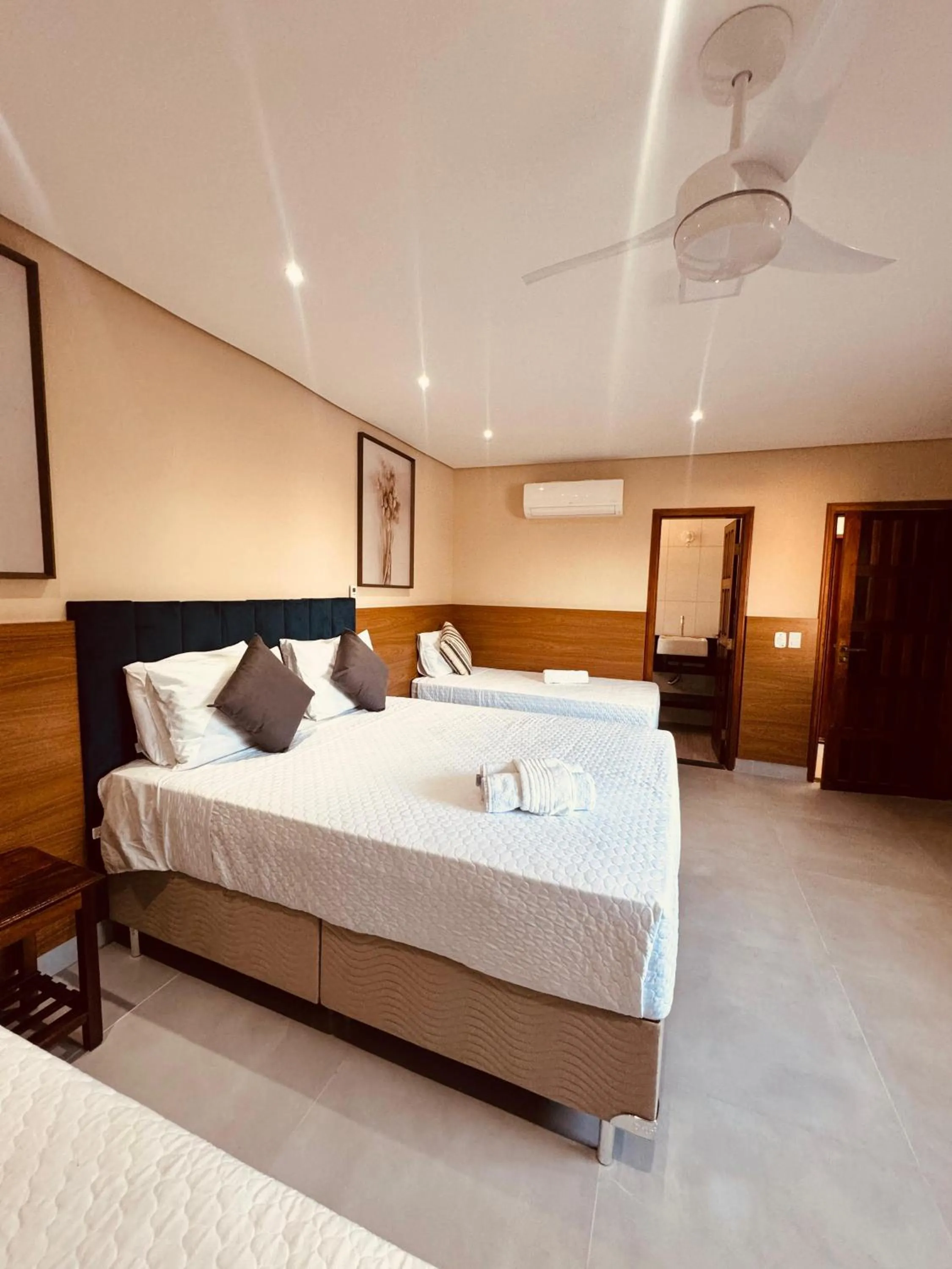 Bed in Pousada Litoral Paraty