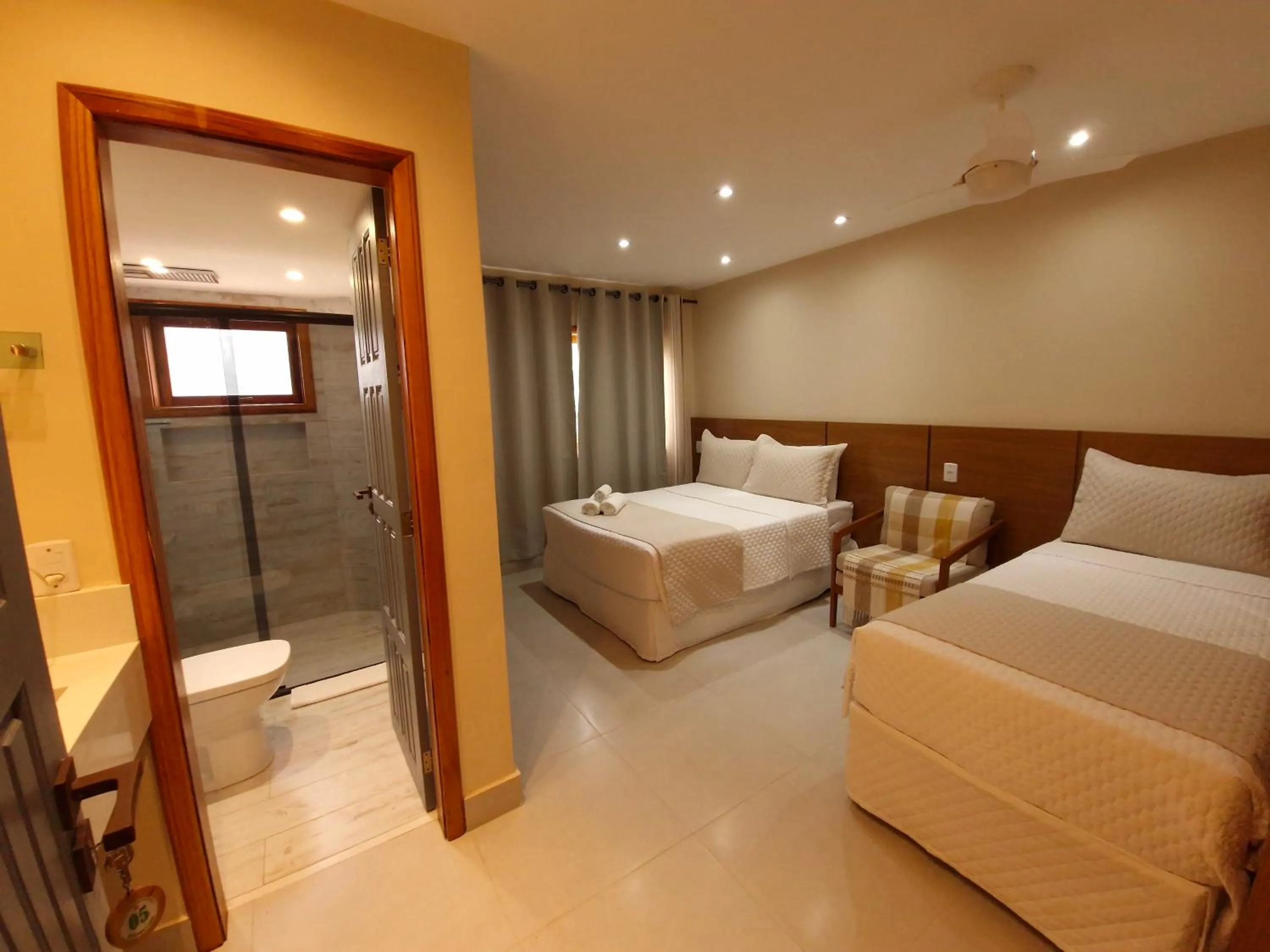 Bed in Pousada Litoral Paraty