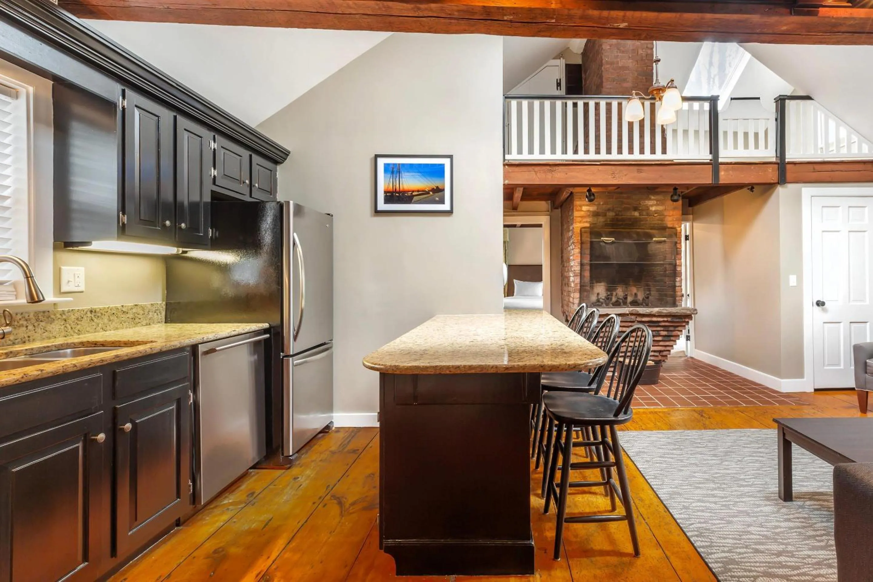 Bedroom in Essex Street Inn & Suites, an Ascend Collection Hotel