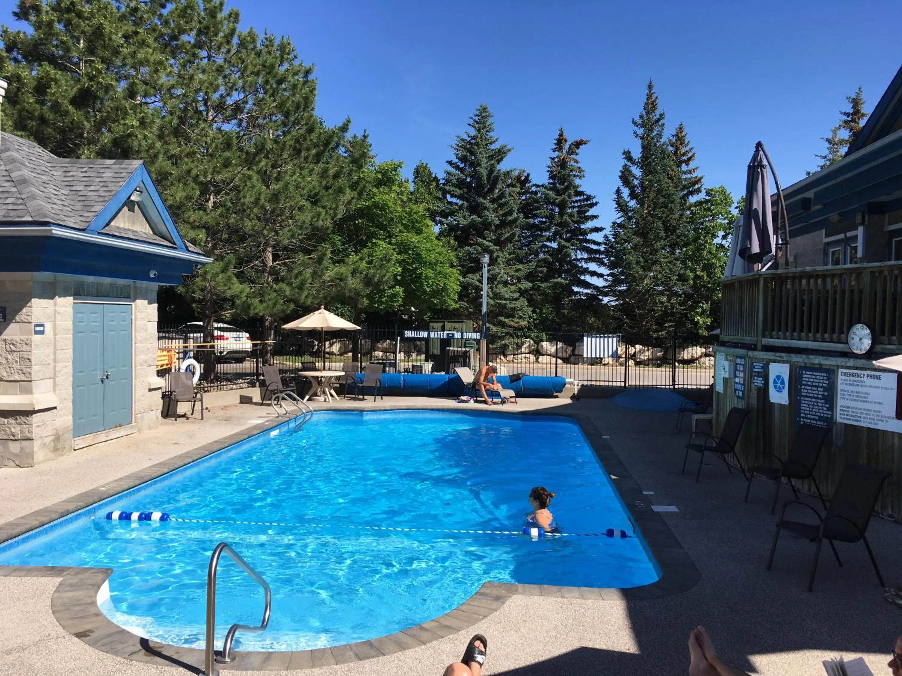 Swimming pool in Blue Mountain Studio Loft at North Creek Resort